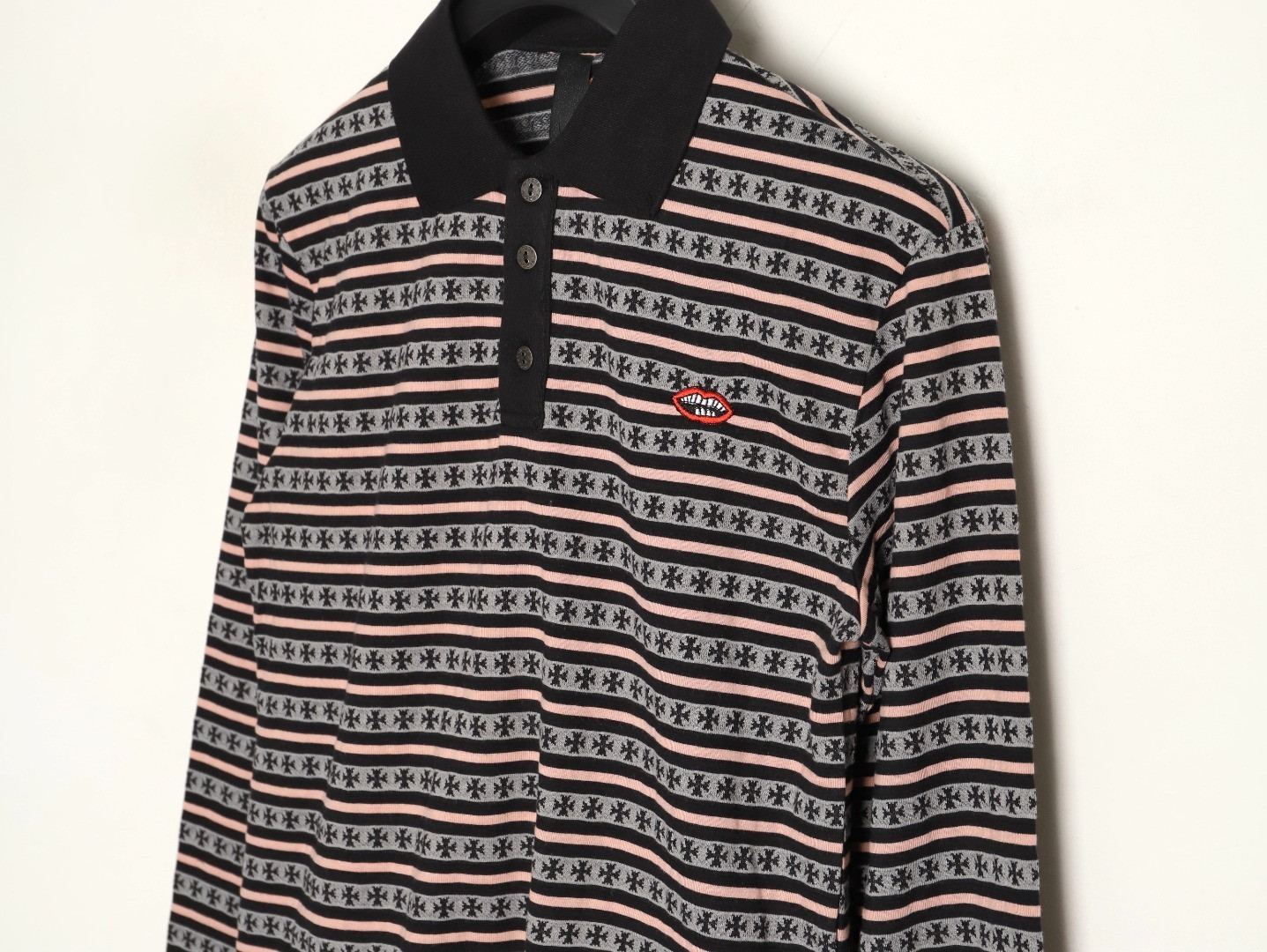 Ch**me He**ts 25fw polo shirt