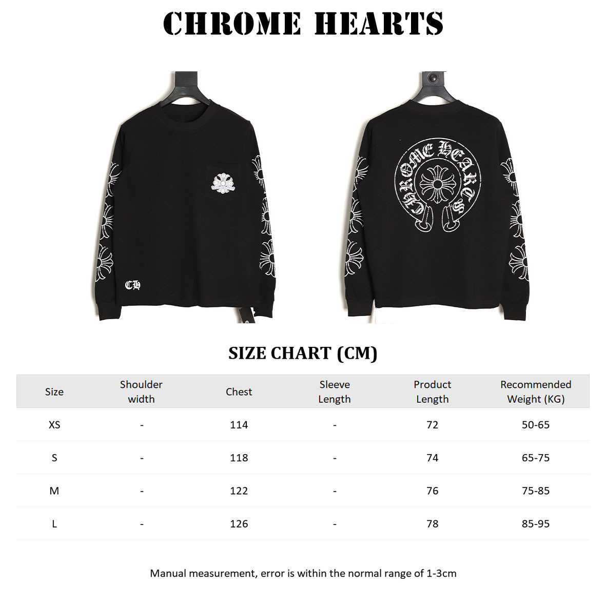 Ch**me He**ts long-sleeved t-shirt
