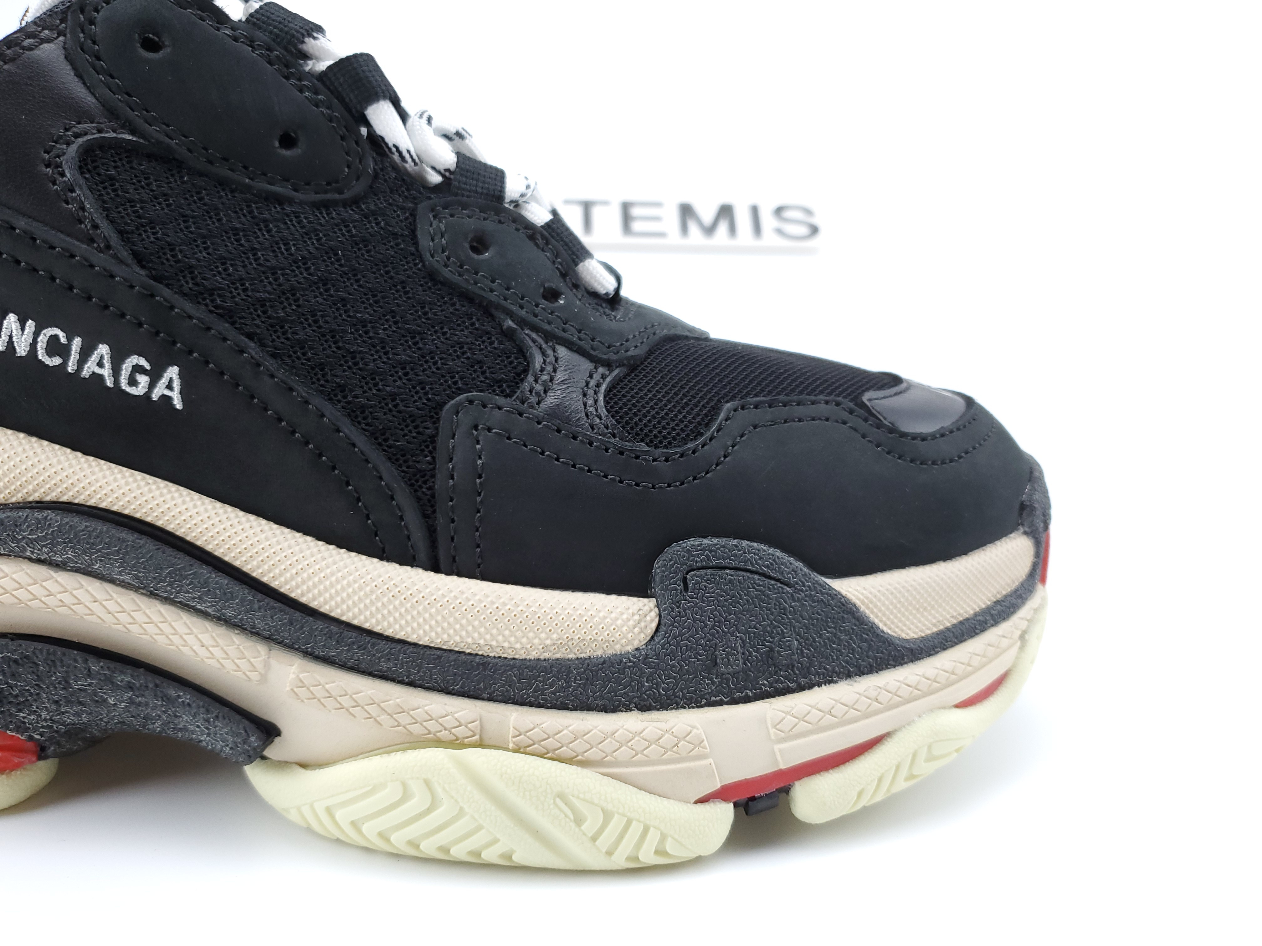Balenciga Triple S Black White Red (2018 Reissue)