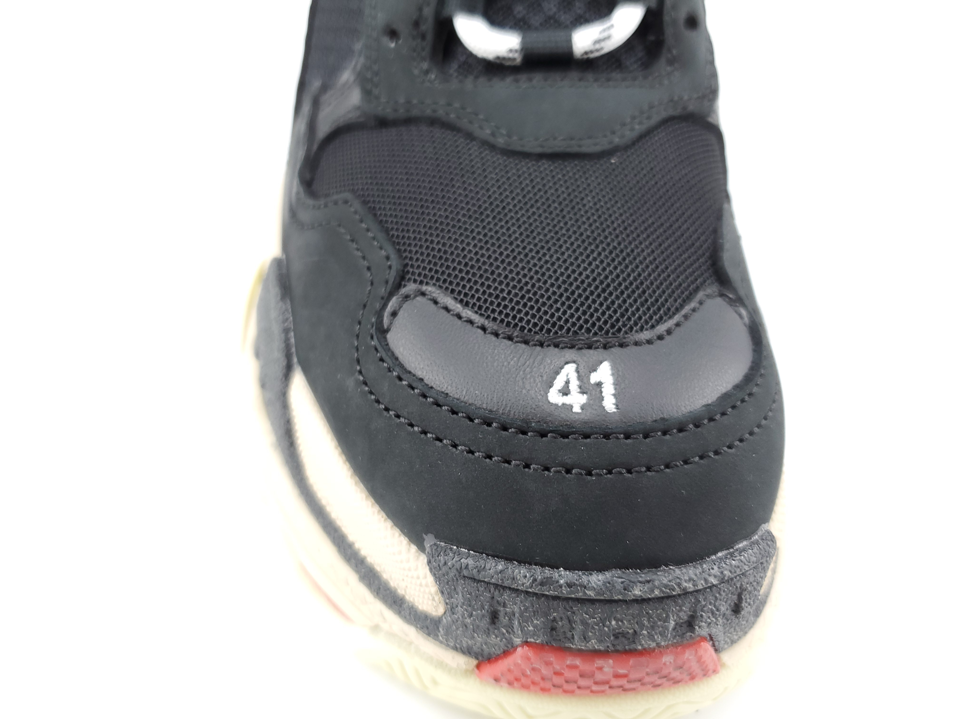 Balenciga Triple S Black White Red (2018 Reissue)