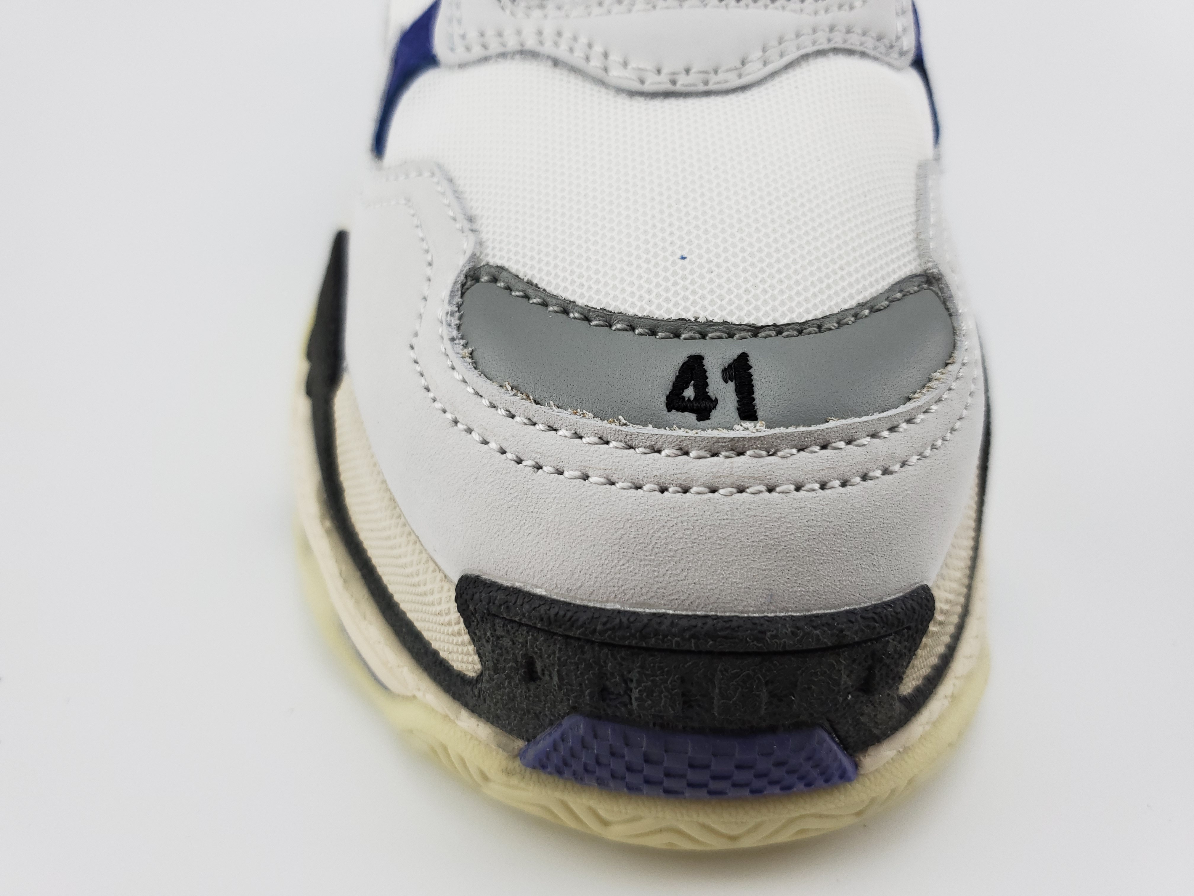 Balenciga Triple S Blanc/Bleu-Violet