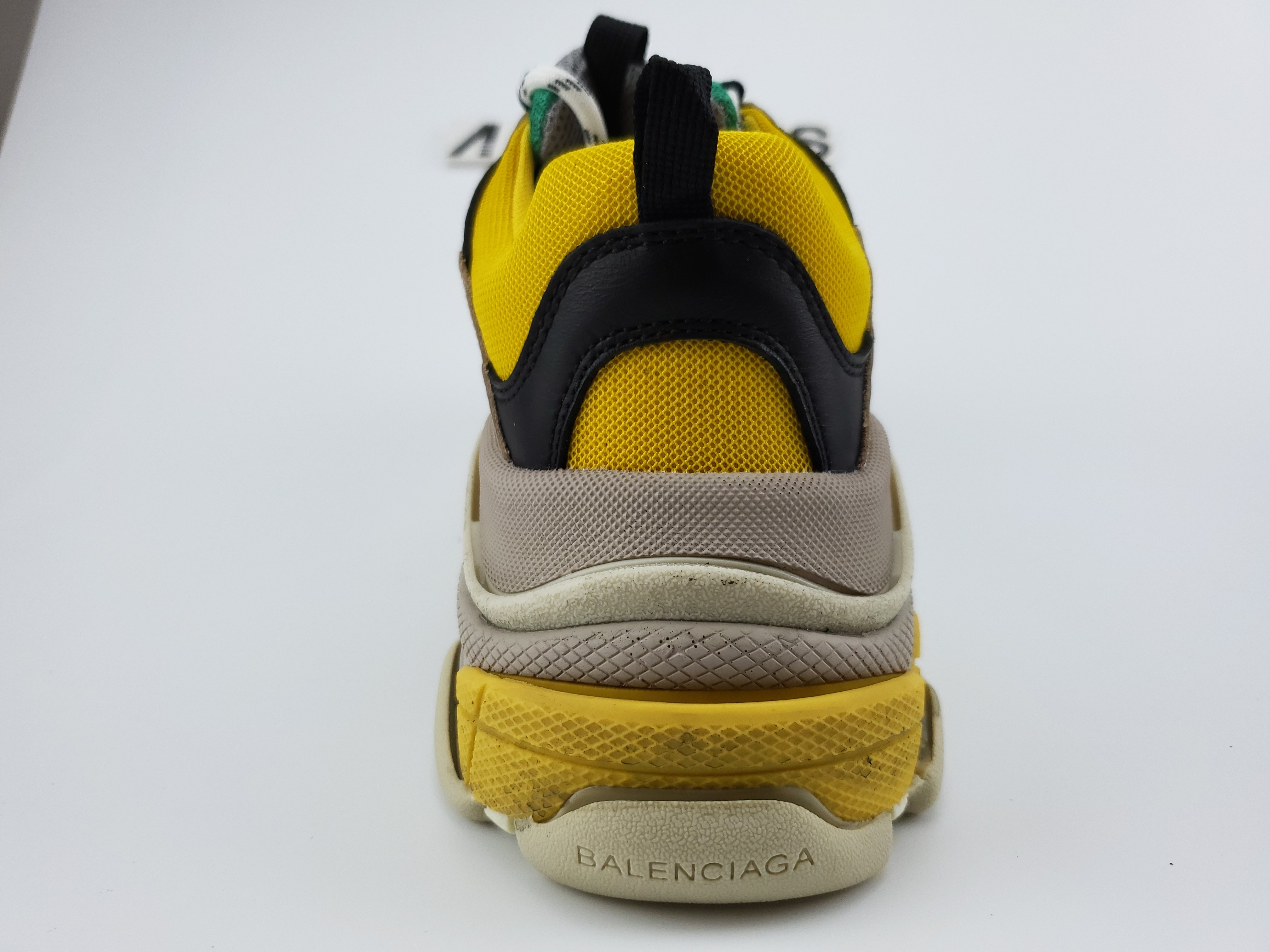 Balenciga Triple S Beige Green Yellow (2018 Reissue)
