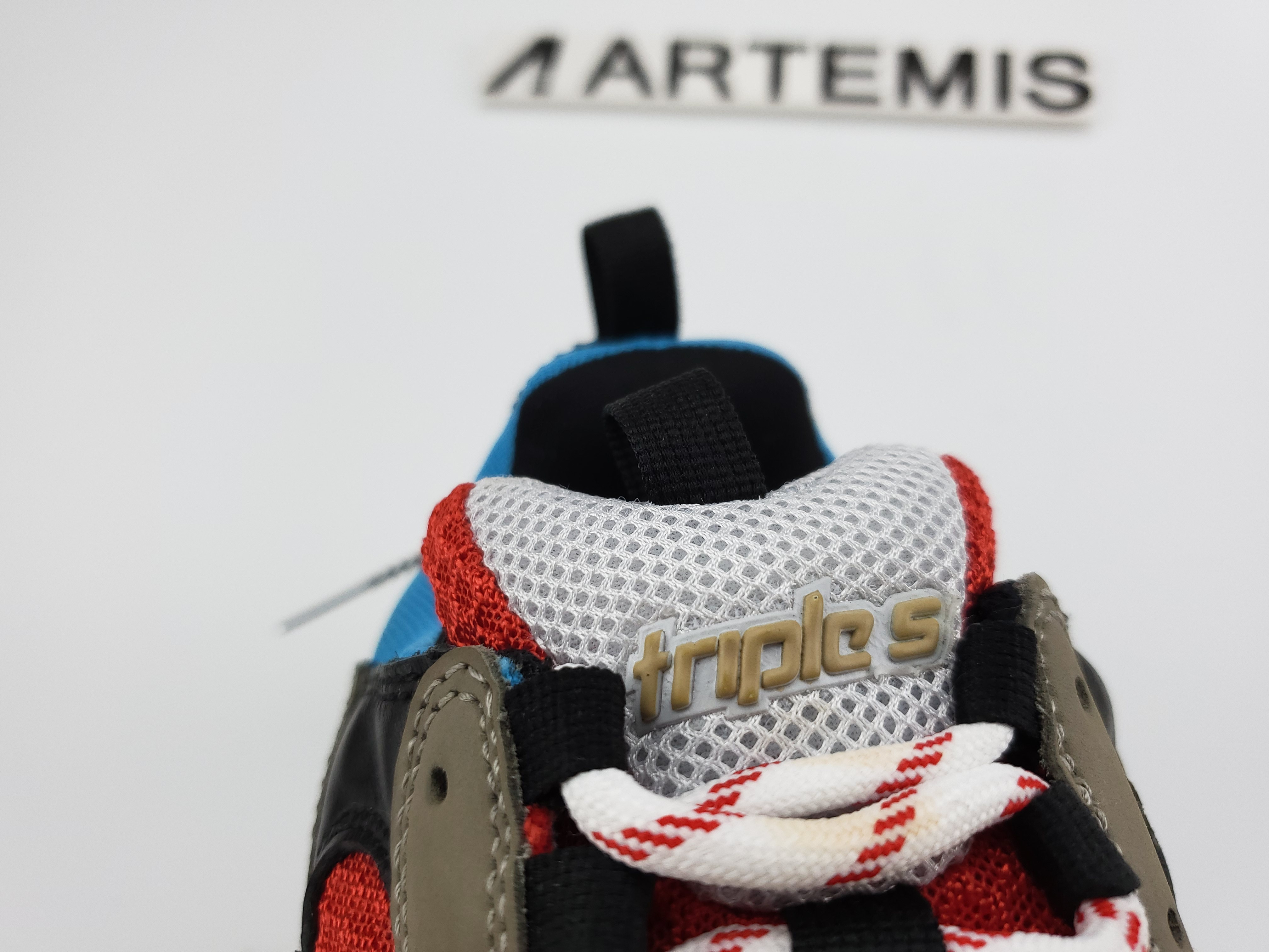 Balenciga Triple S Grey Red Blue (2018 Reissue)