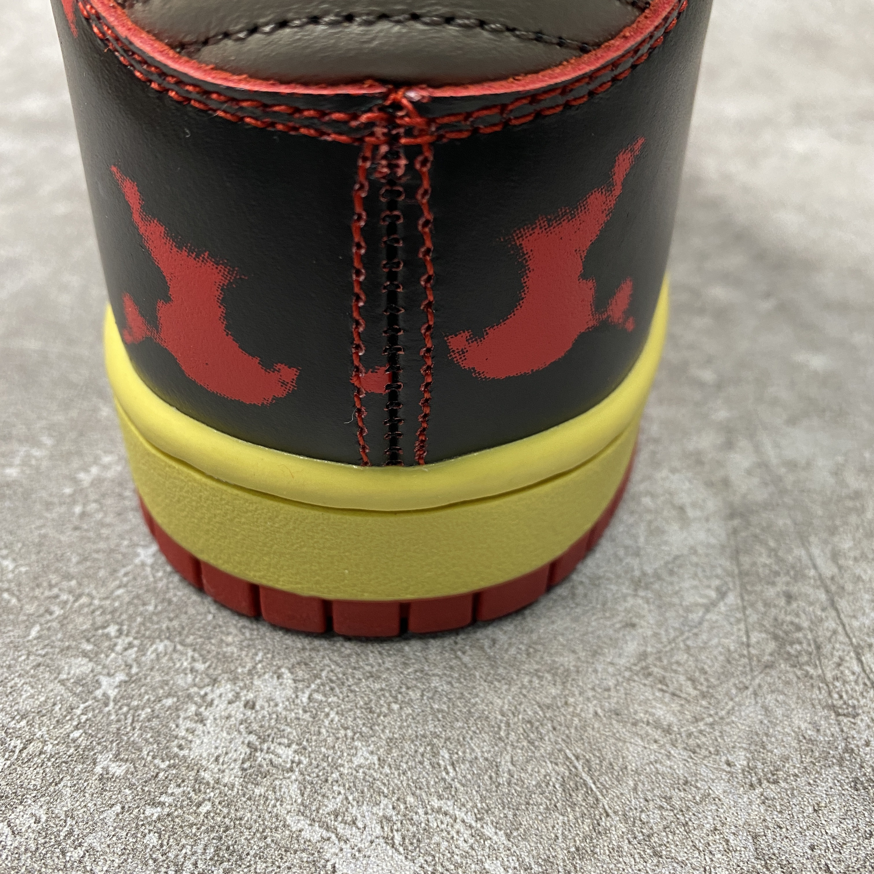 Nike Dunk High 1985 Red Acid Wash