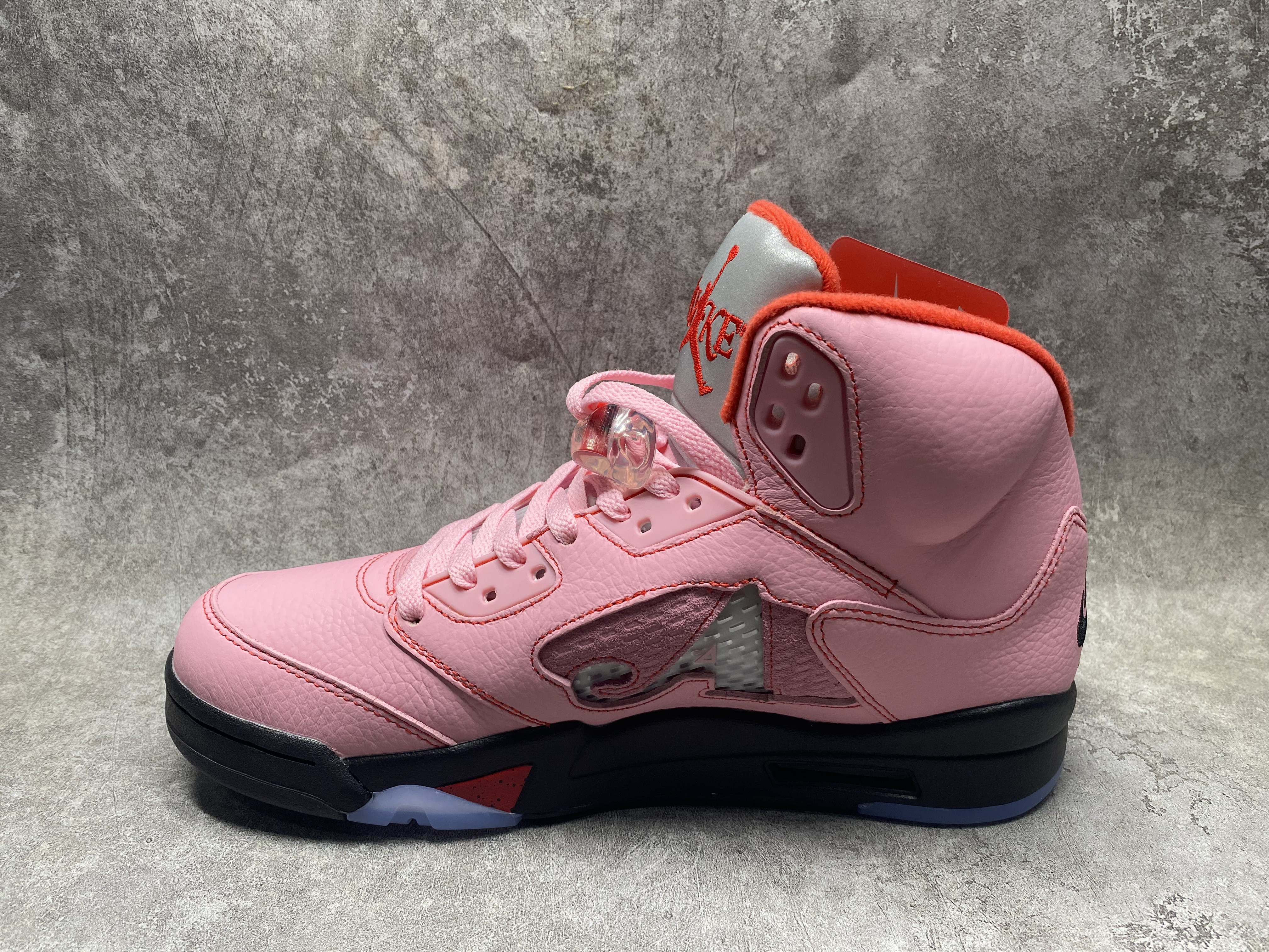 UA Jordan 5 Retro Awake NY Arctic Pink