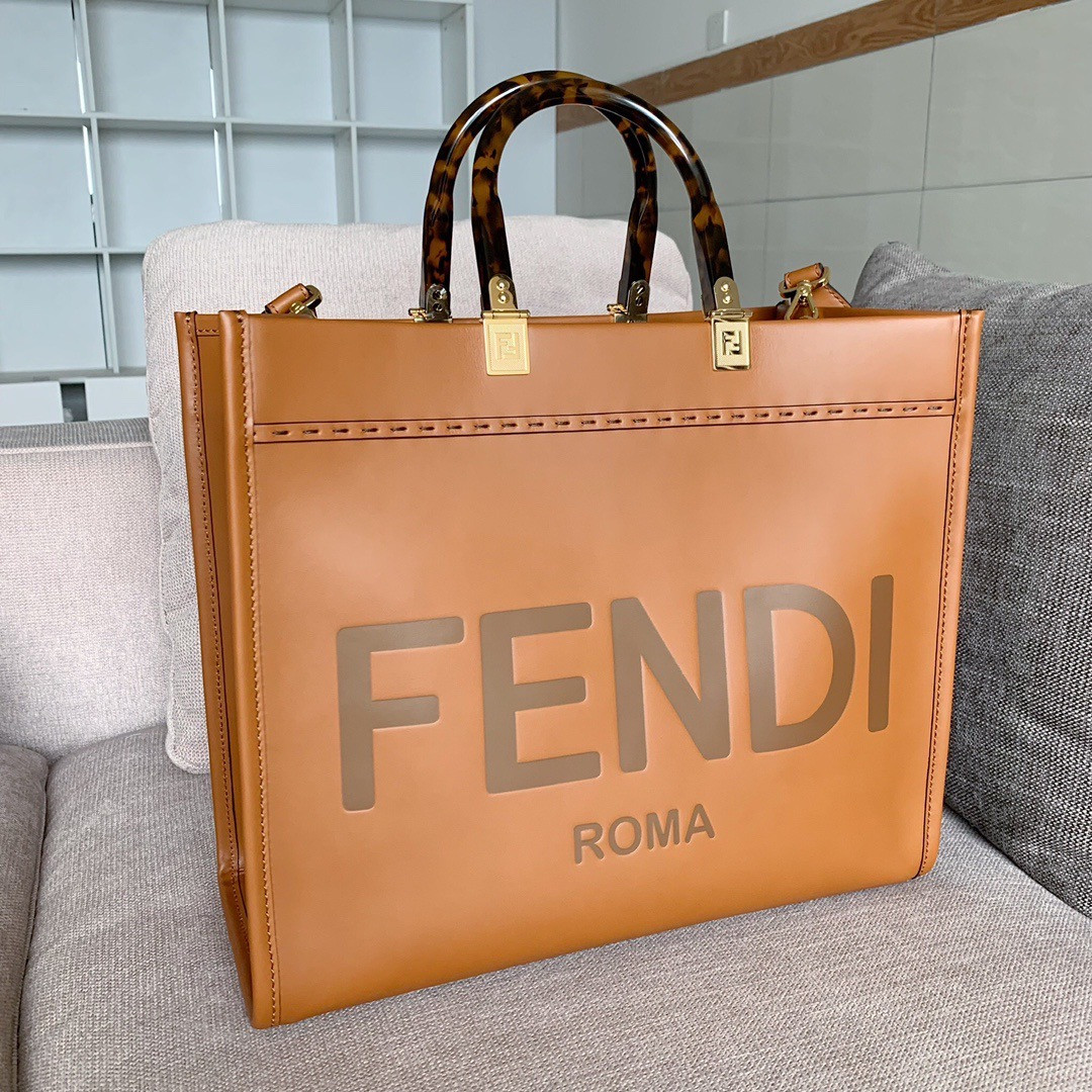 F**di sunshine medium tote shopping bag