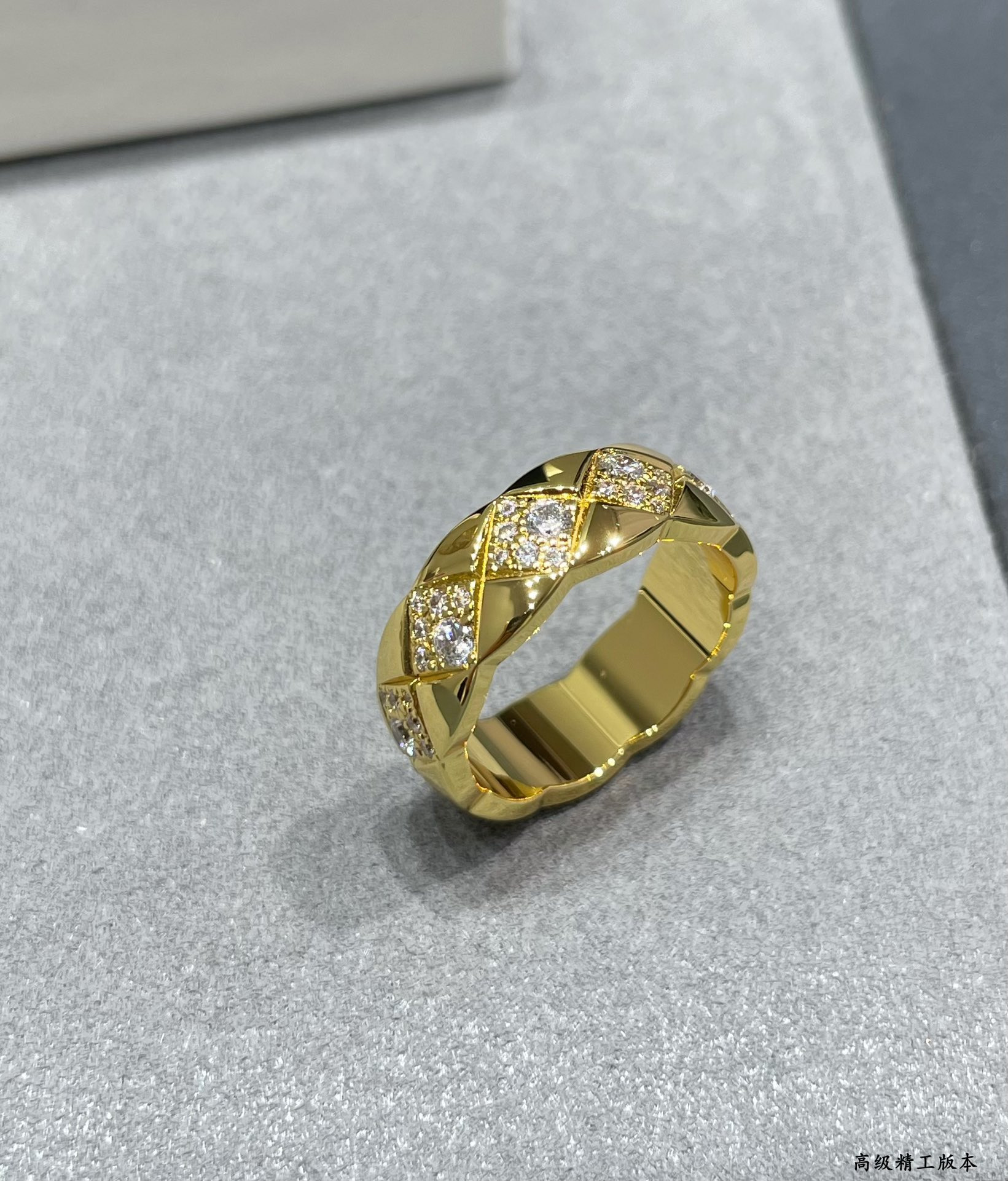 ch*el wide Di*m*nd square ring