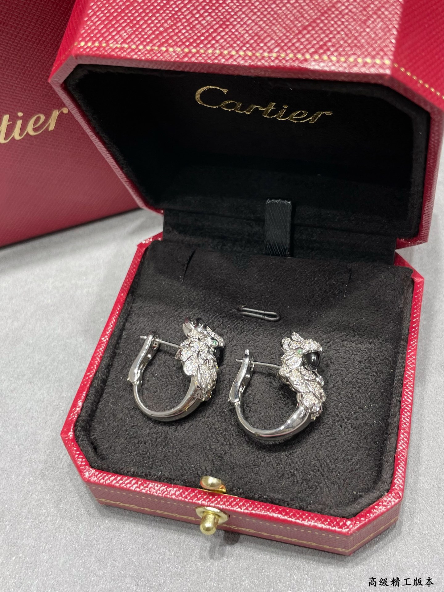 Ca*t*er parrot earrings
