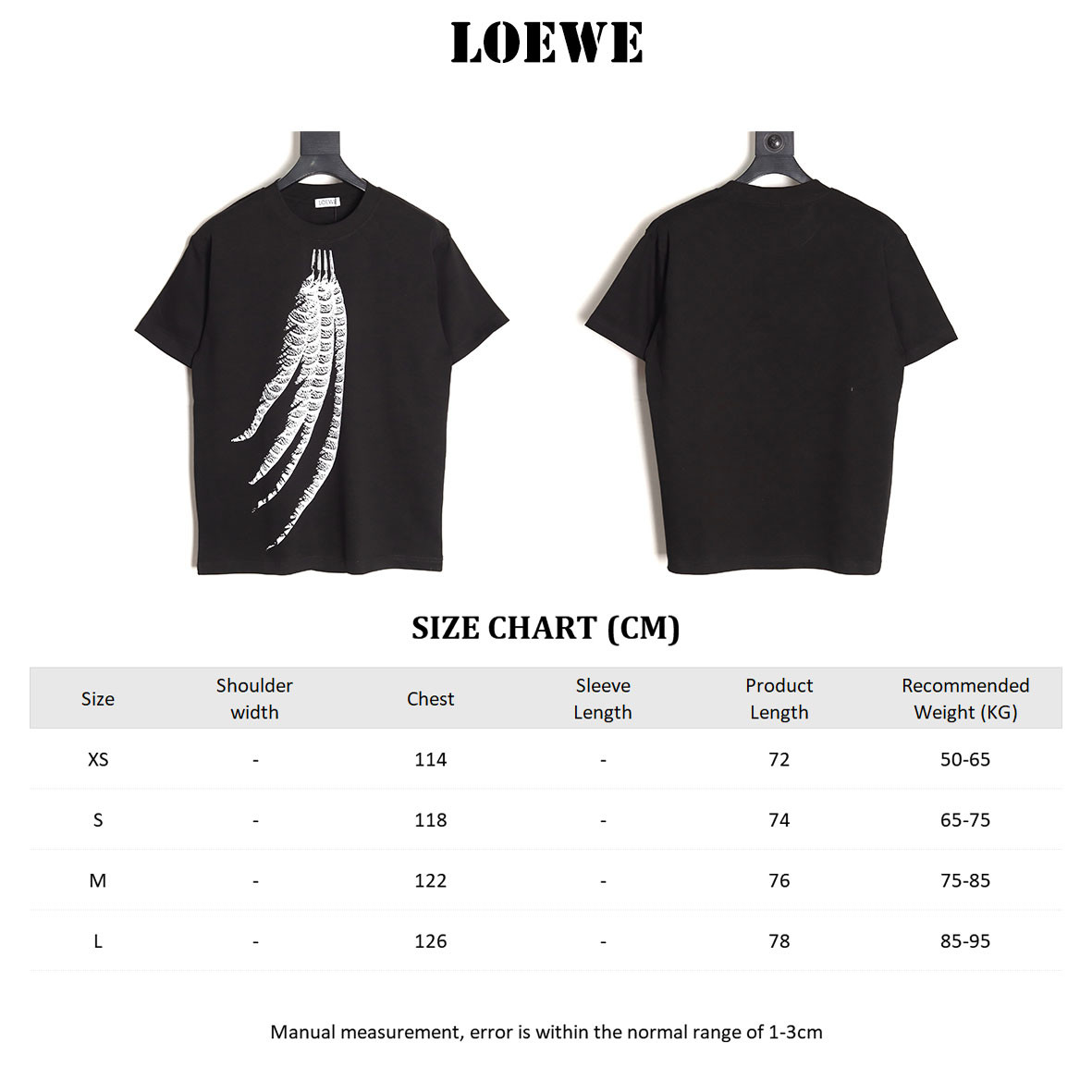L0ew* 25ss short-sleeved t-shirt