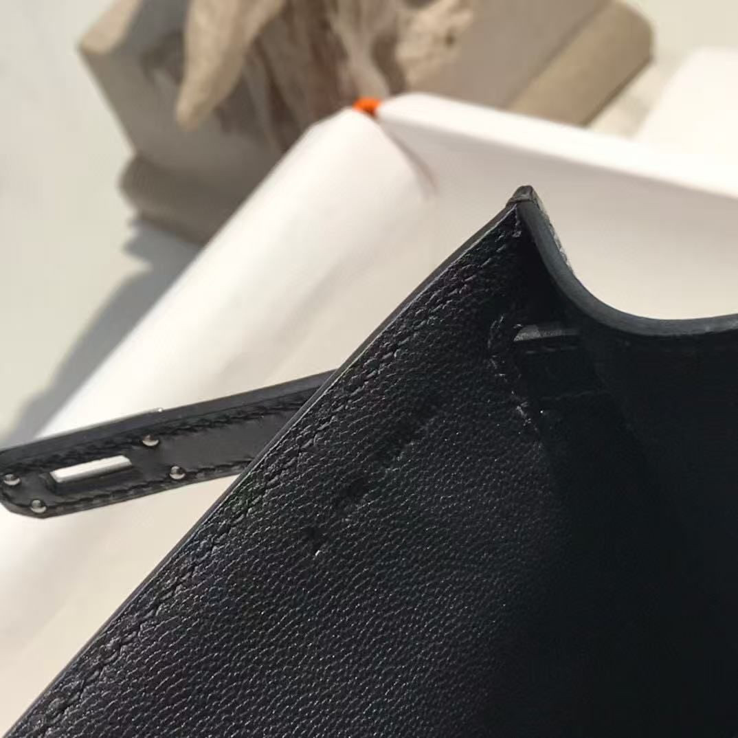 H**mes kelly 22 mini box leather 22x7x13cm