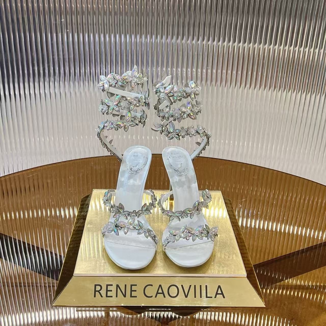 ua renÉ Ca0v1LLa cleo pumps sandals 95mm