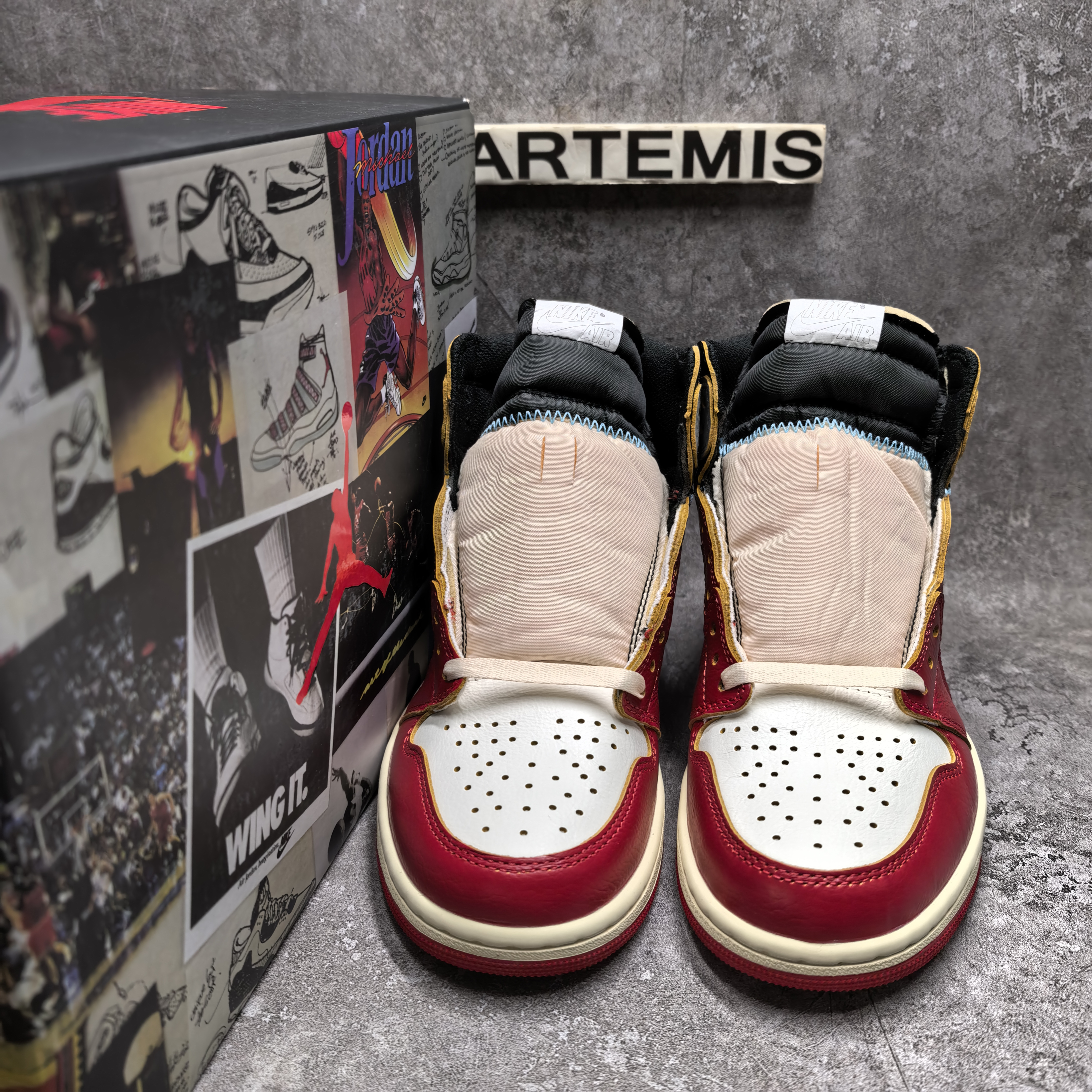 UA Air Jordan 1 Retro High OG SP Union LA Chicago Shadow