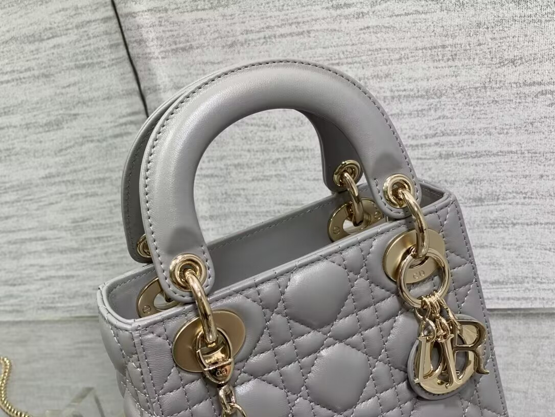 D*or  mini lady D*or bag 6.5 x 6 x 3 inches