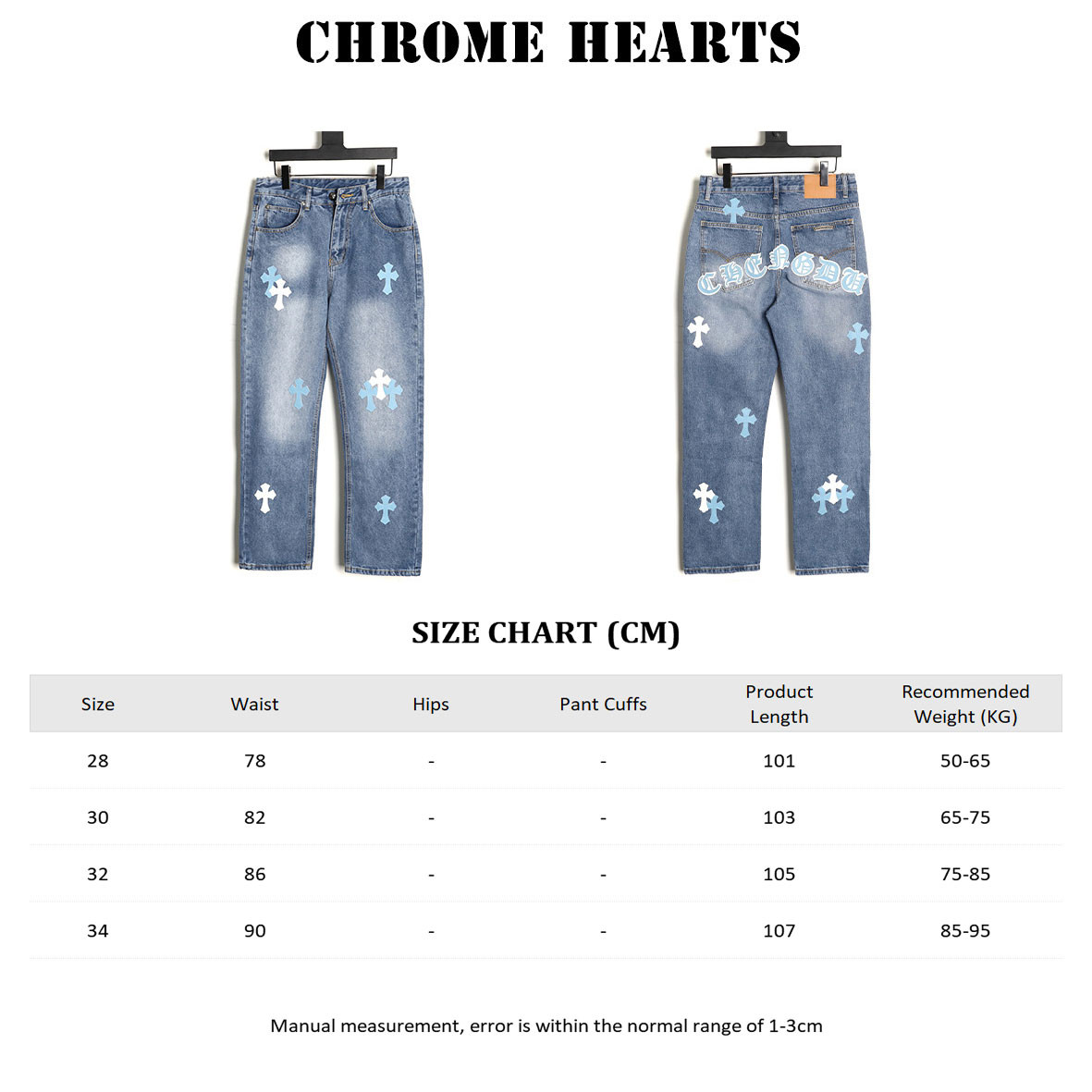 Ch**me He**ts jeans