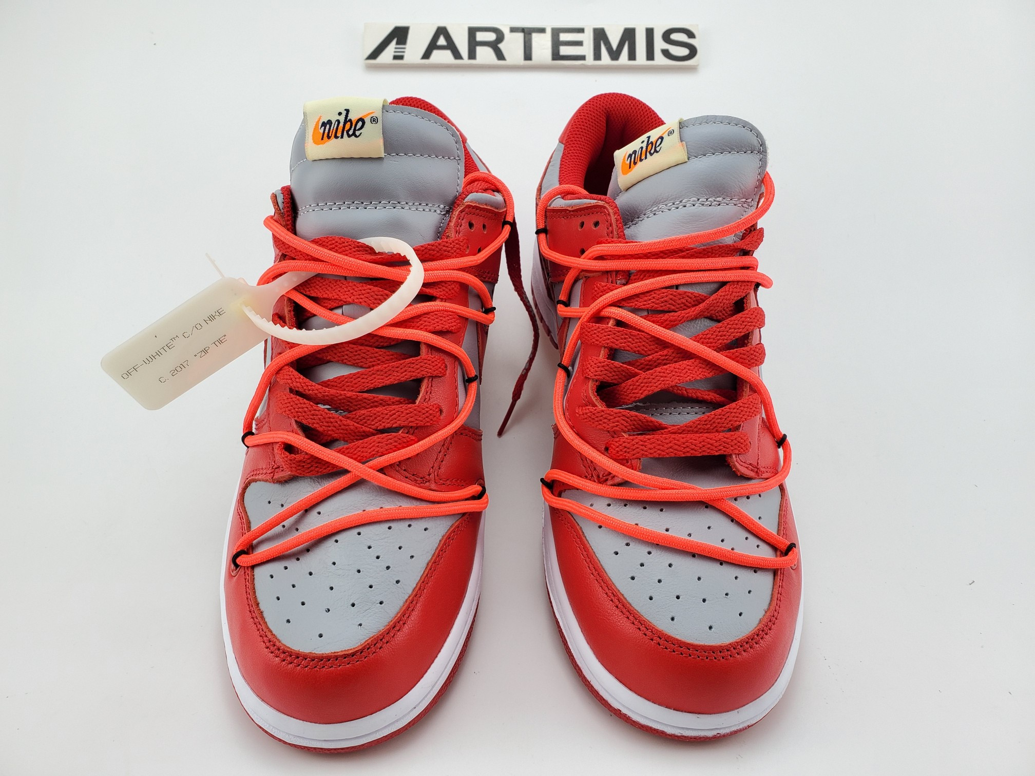 Nike Dunk Low Off-White University Red