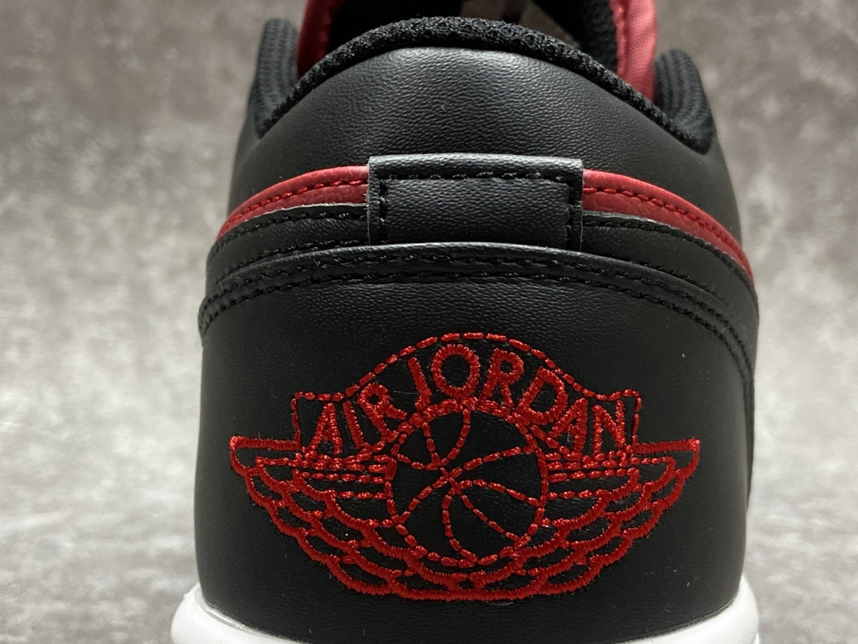 Air Jordan 1 Low Black Gym Red