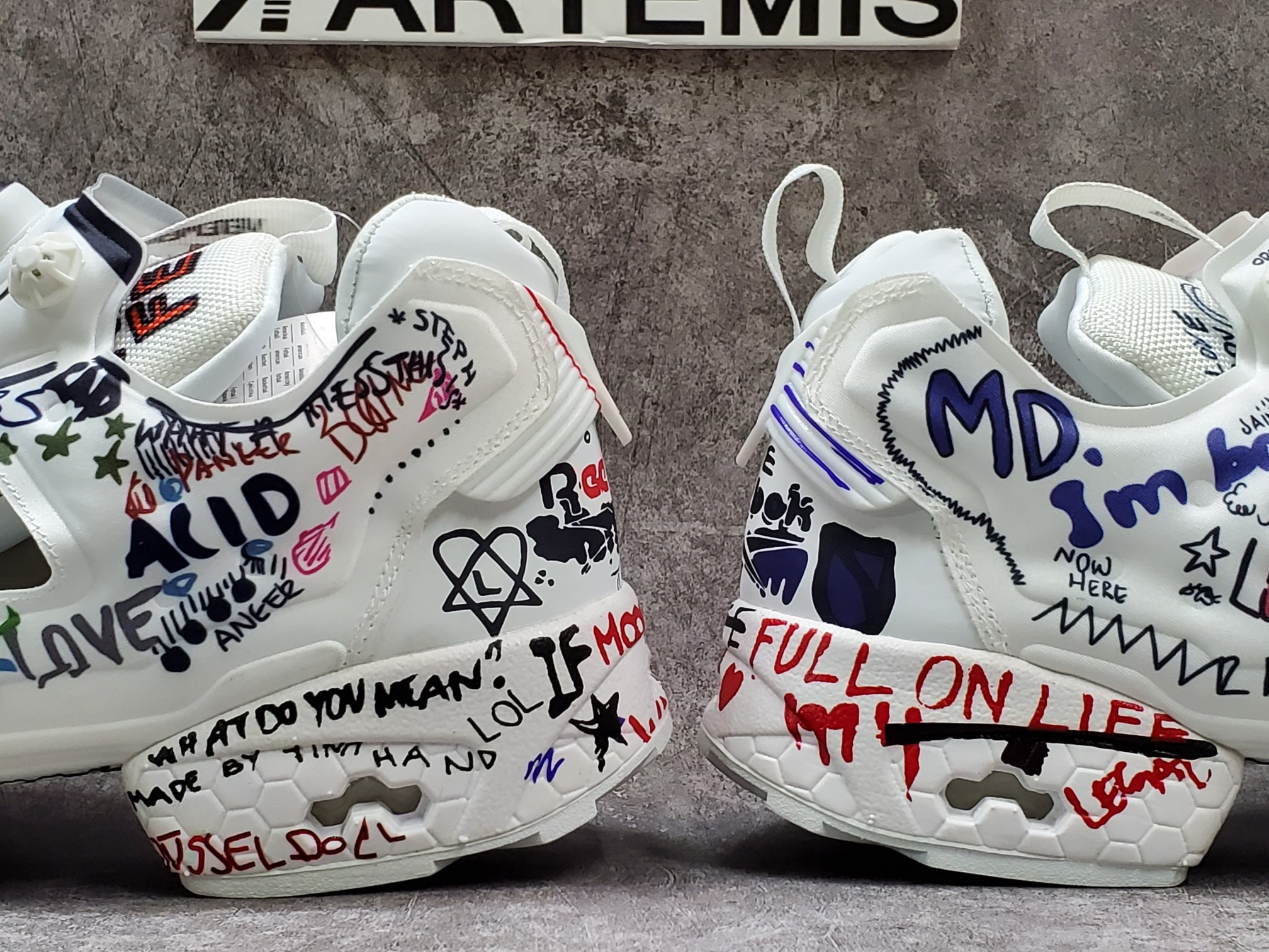 Reebok Instapump Fury Vetements Doodle