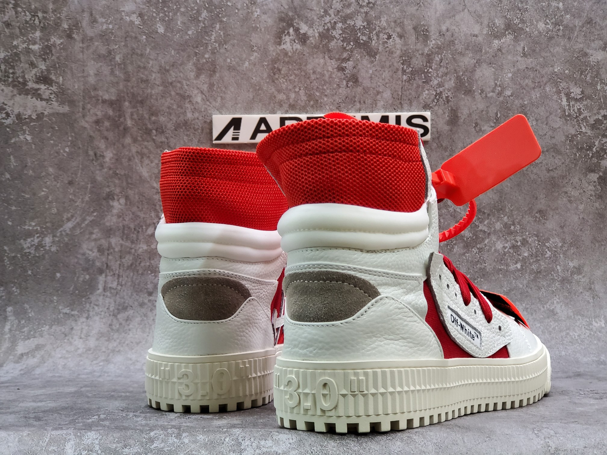 OFF-WHITE Off-Court 3.0 High Red White