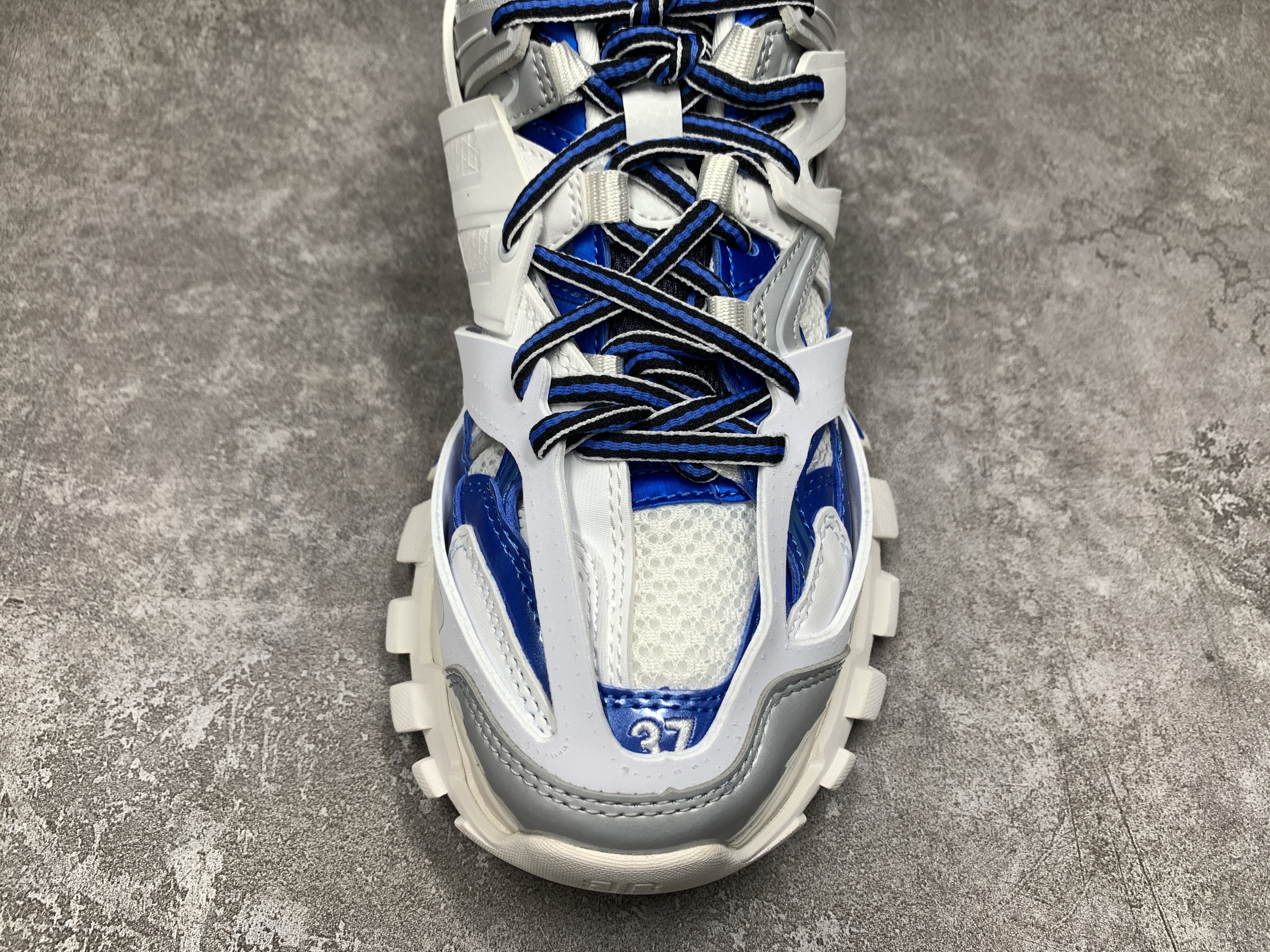 Balenciga Track White Blue