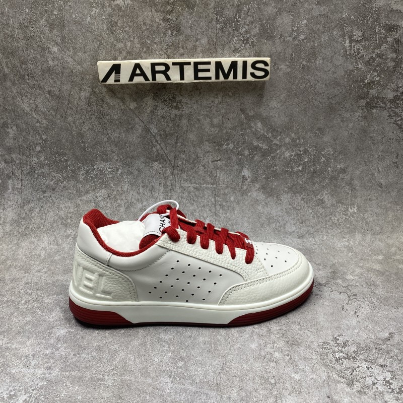Ch*el 22p trainer white dark red