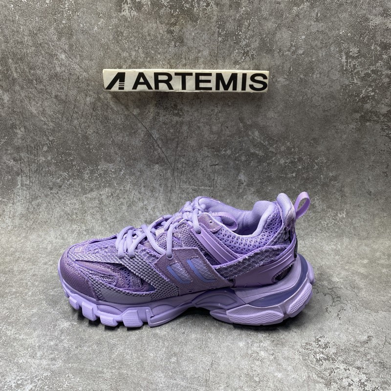Balenciga Track Sneaker in Light Purple