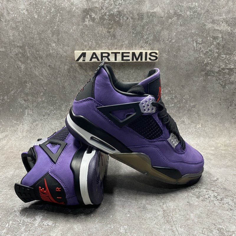 Air Jordan 4 Retro Travis Scott Purple(Friends and Family)