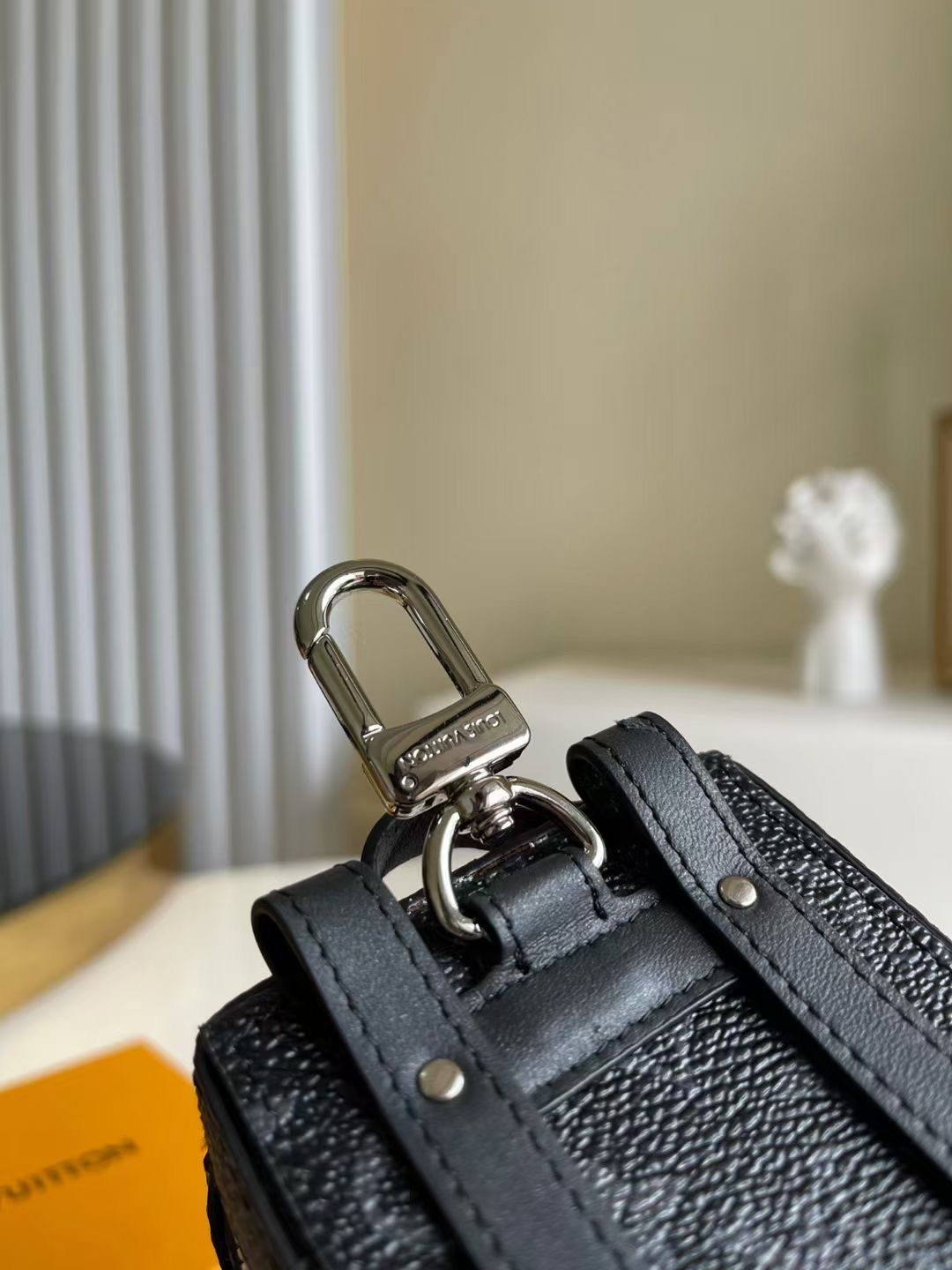 LV SOFT TRUNK BACKPACK BAG CHARM AND KEY HOLDER M80221