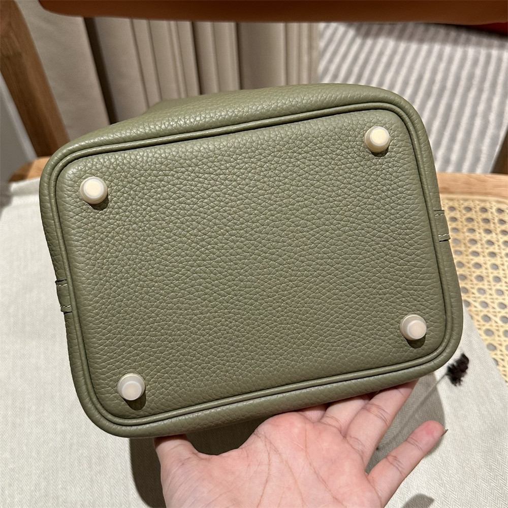 H**mes picotin 18cm sage greensage green without original box