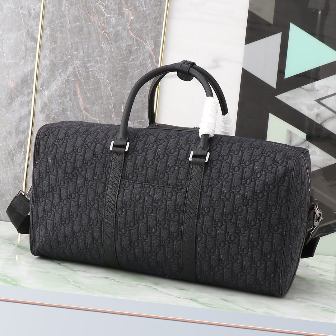 D*or lingot bag black 50 x 25 x 21.5 cm