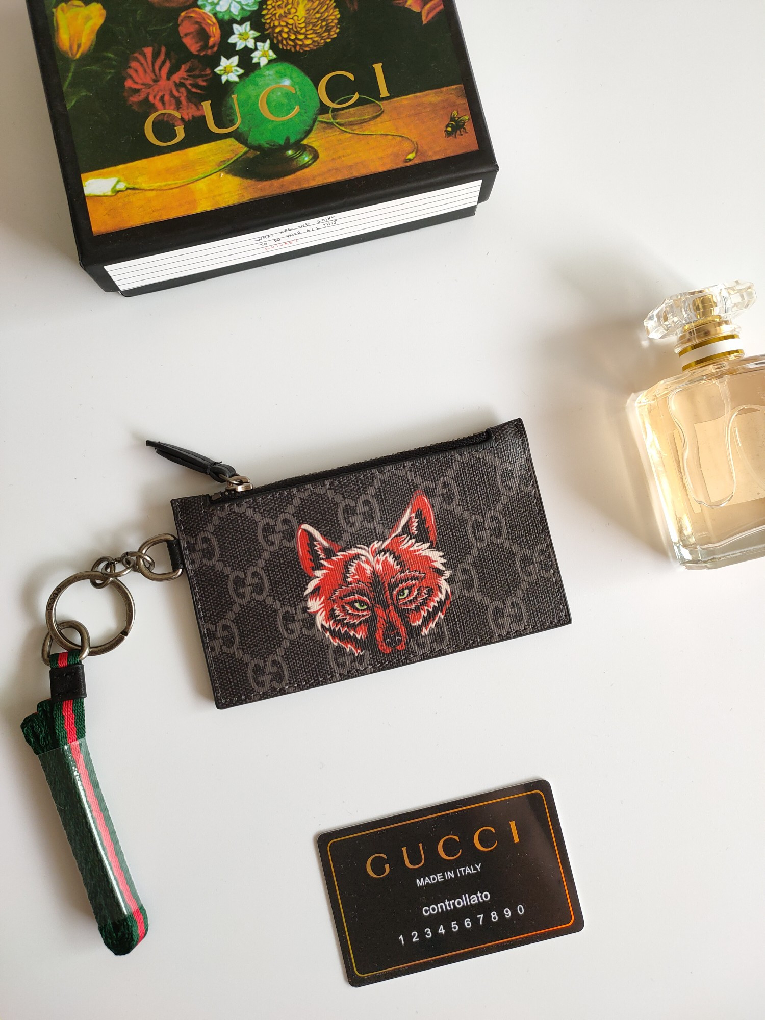 G*u*i gg card case wallet