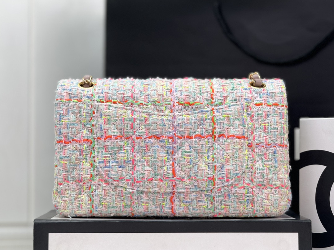 Ch*el classic 11.12 handbag 4.7 × 7.8 × 2.3 in
