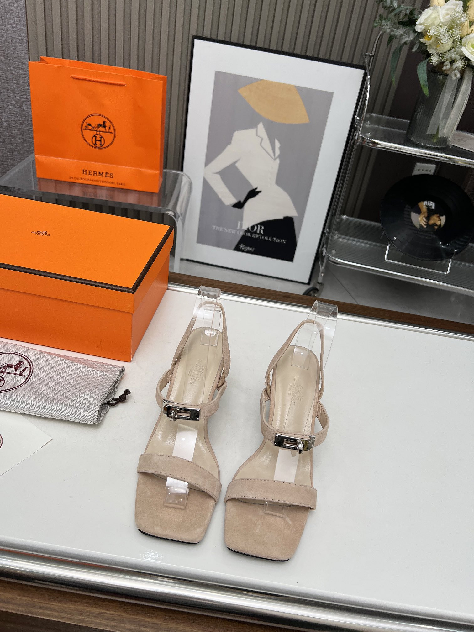 ua H**mes glamour 95 sandal