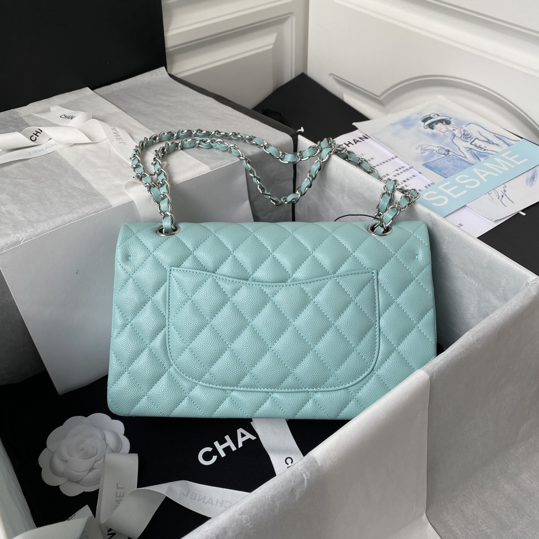 Ch*el classic flap bag 15.5×25.5×6.5cm