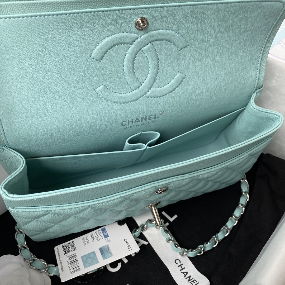 Ch*el classic flap bag 15.5×25.5×6.5cm