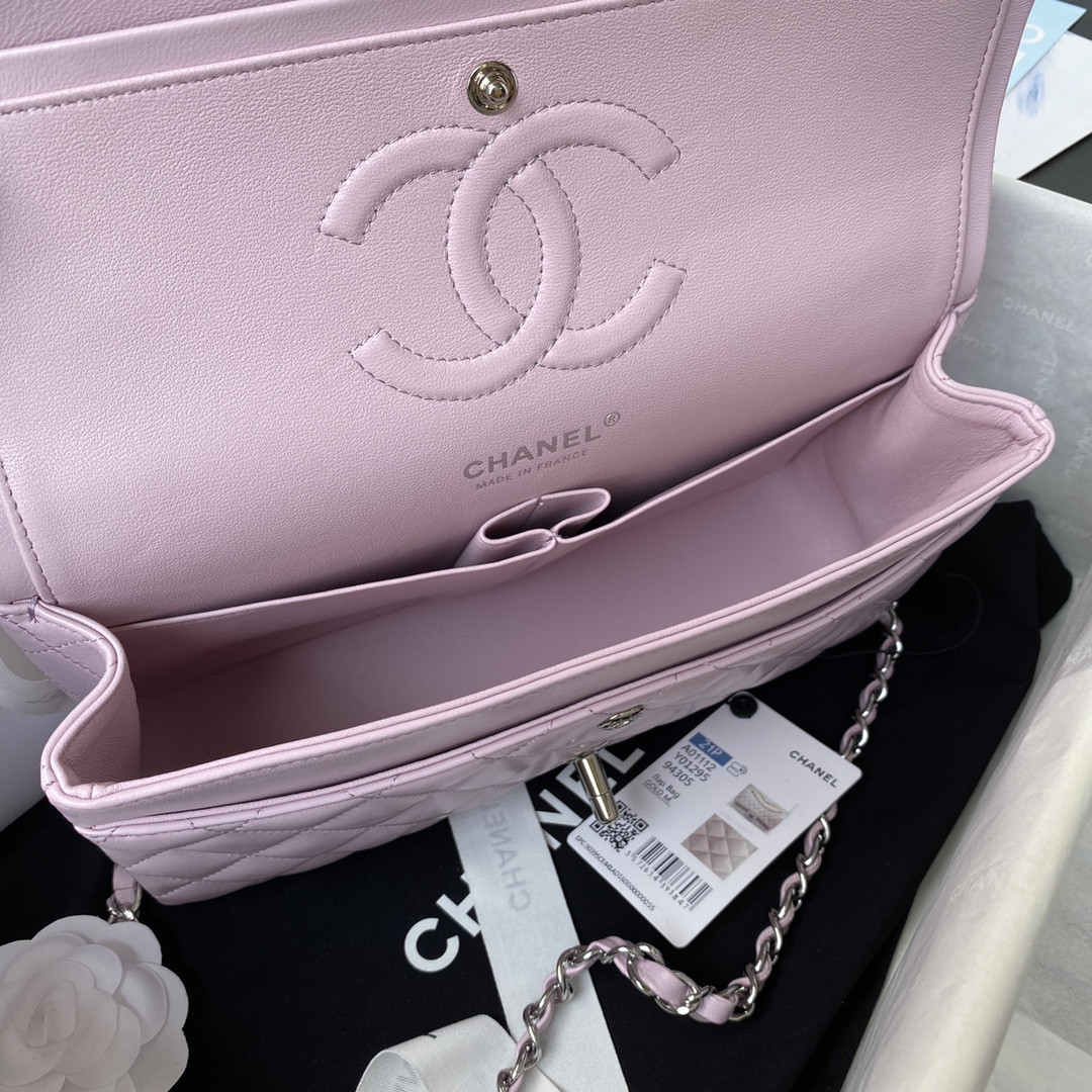 Ch*el classic flap bag 15.5×25.5×6.5cm