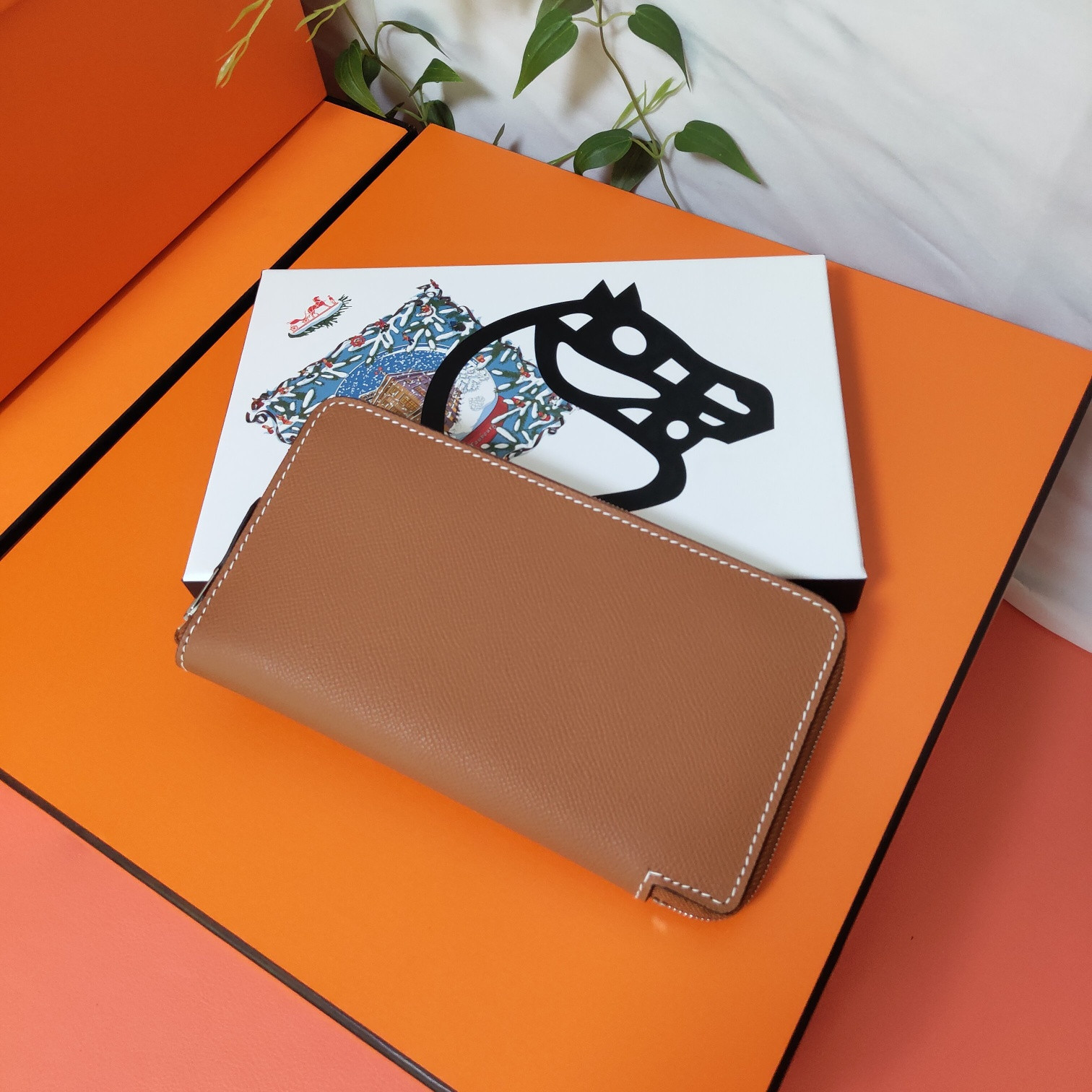 H**mes long wallet 20x11cm