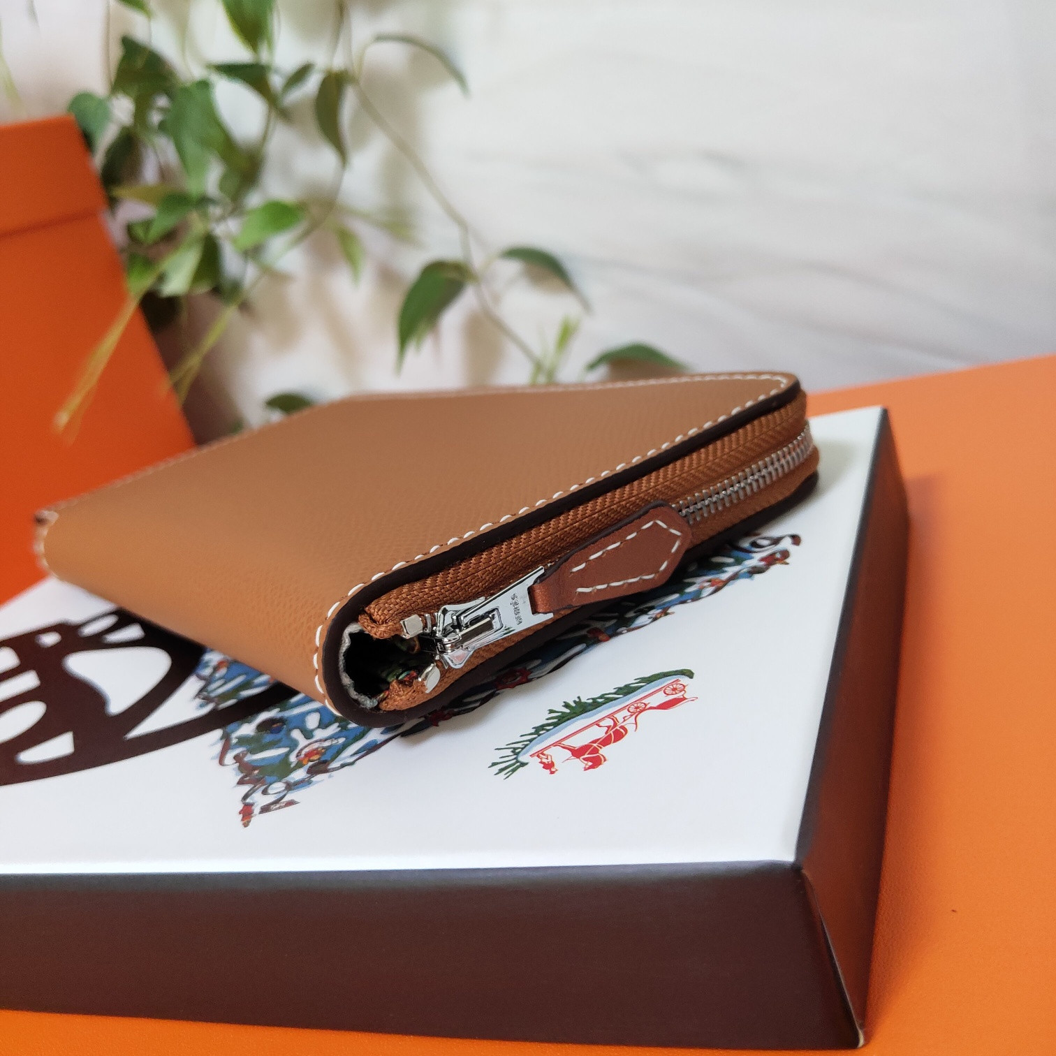 H**mes long wallet 20x11cm