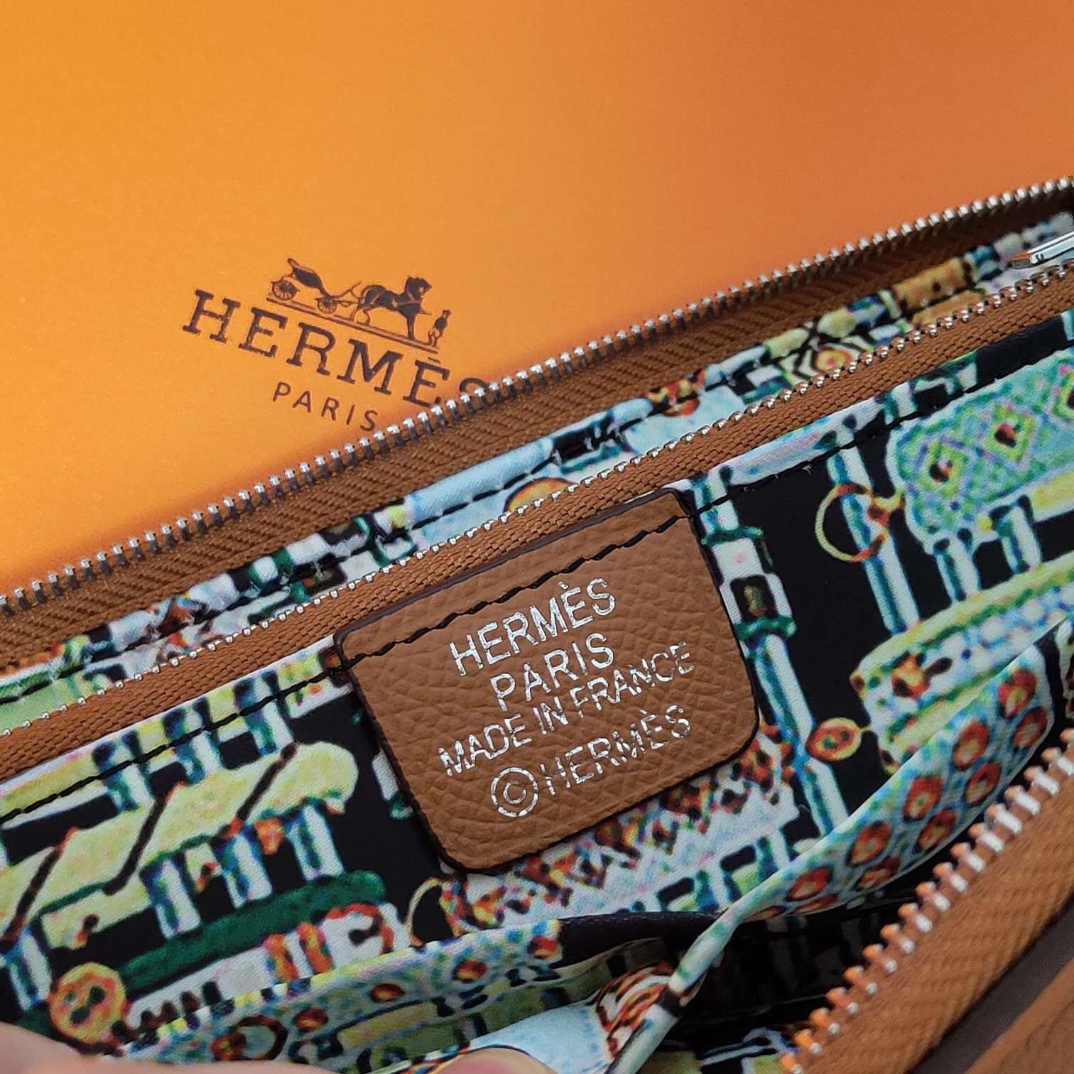 H**mes long wallet 20x11cm