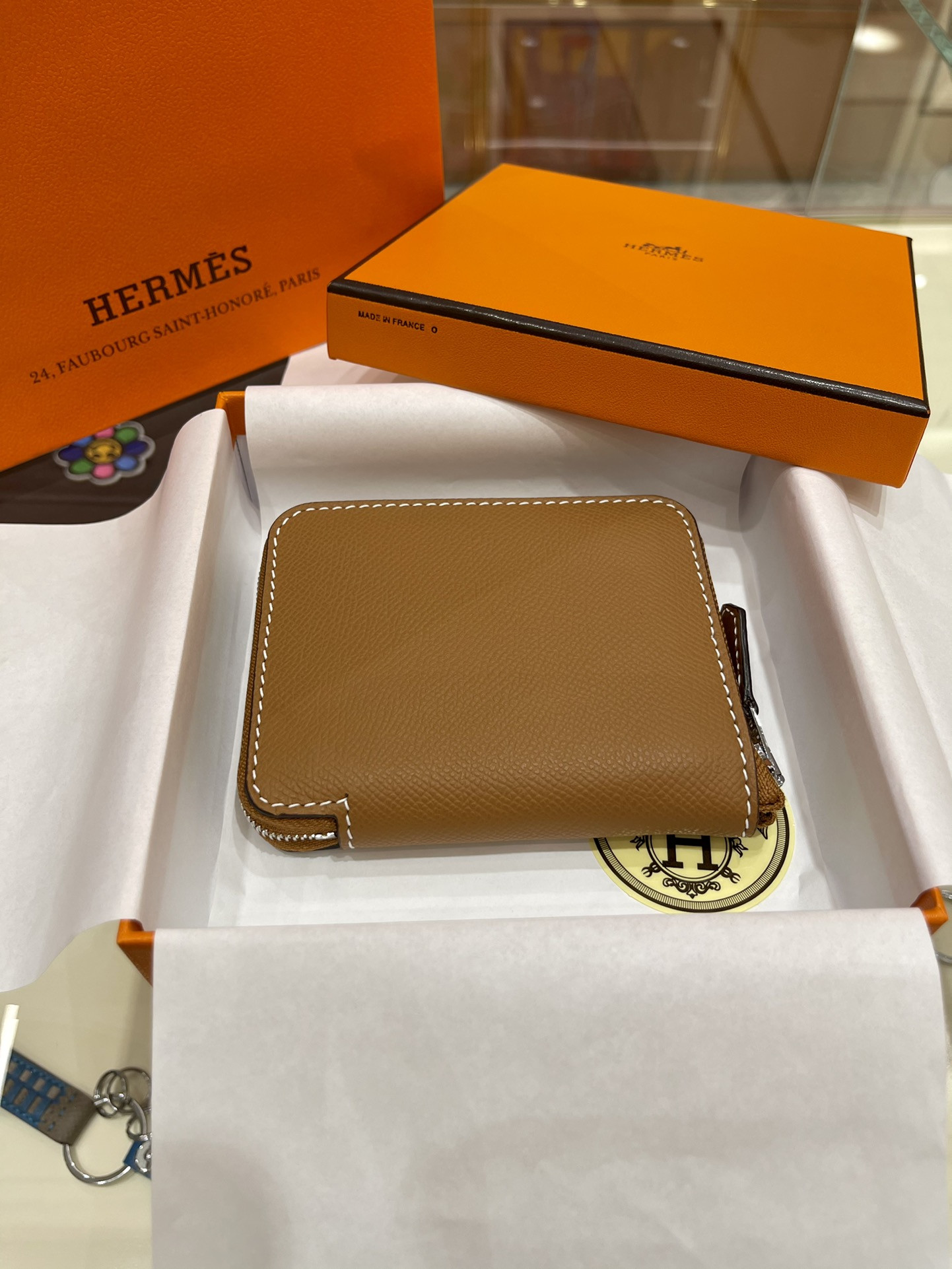 H**mes wallet 11.5x2x9.5cm