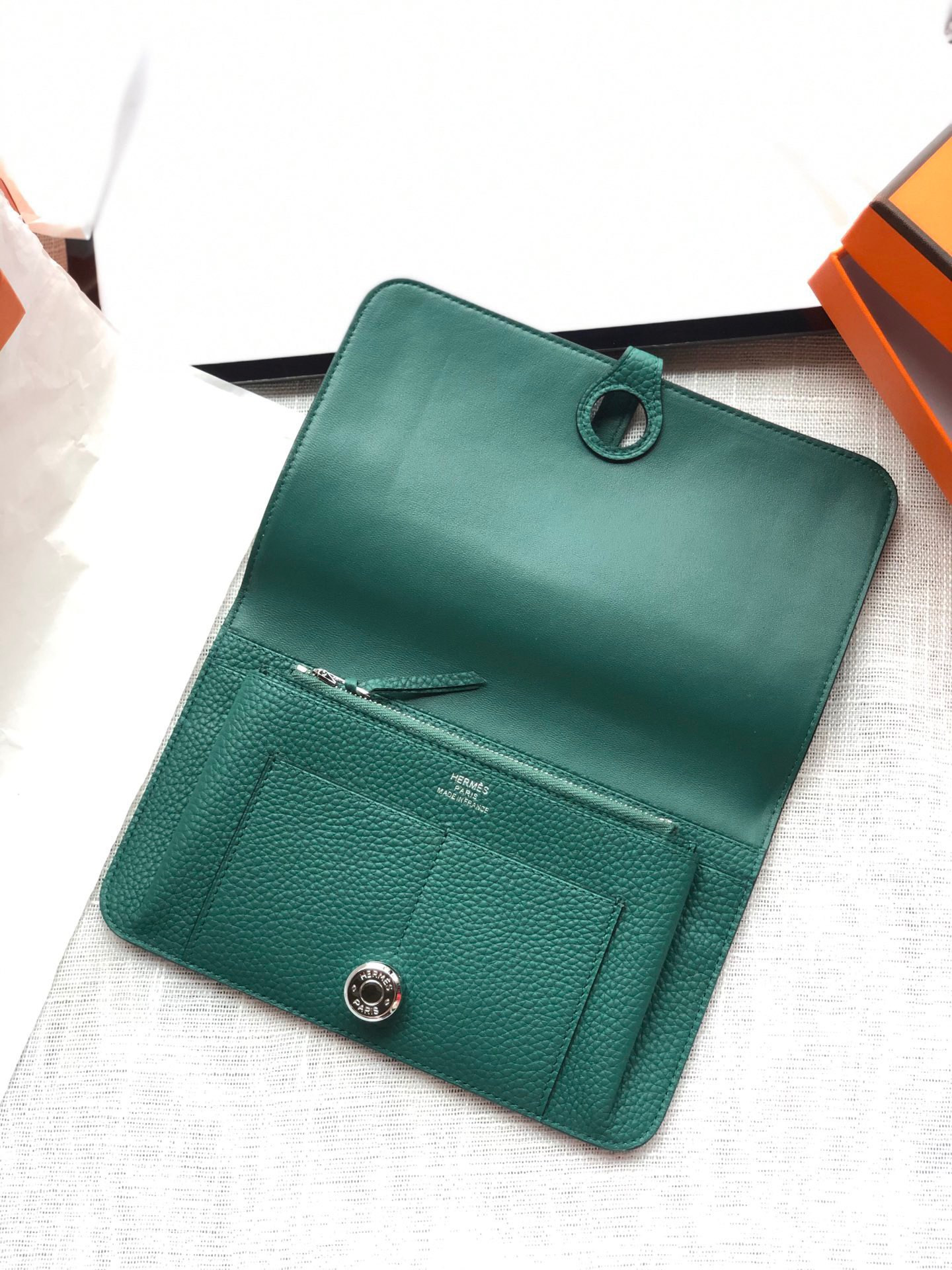 H**mes dogon duo wallet 20.1cm