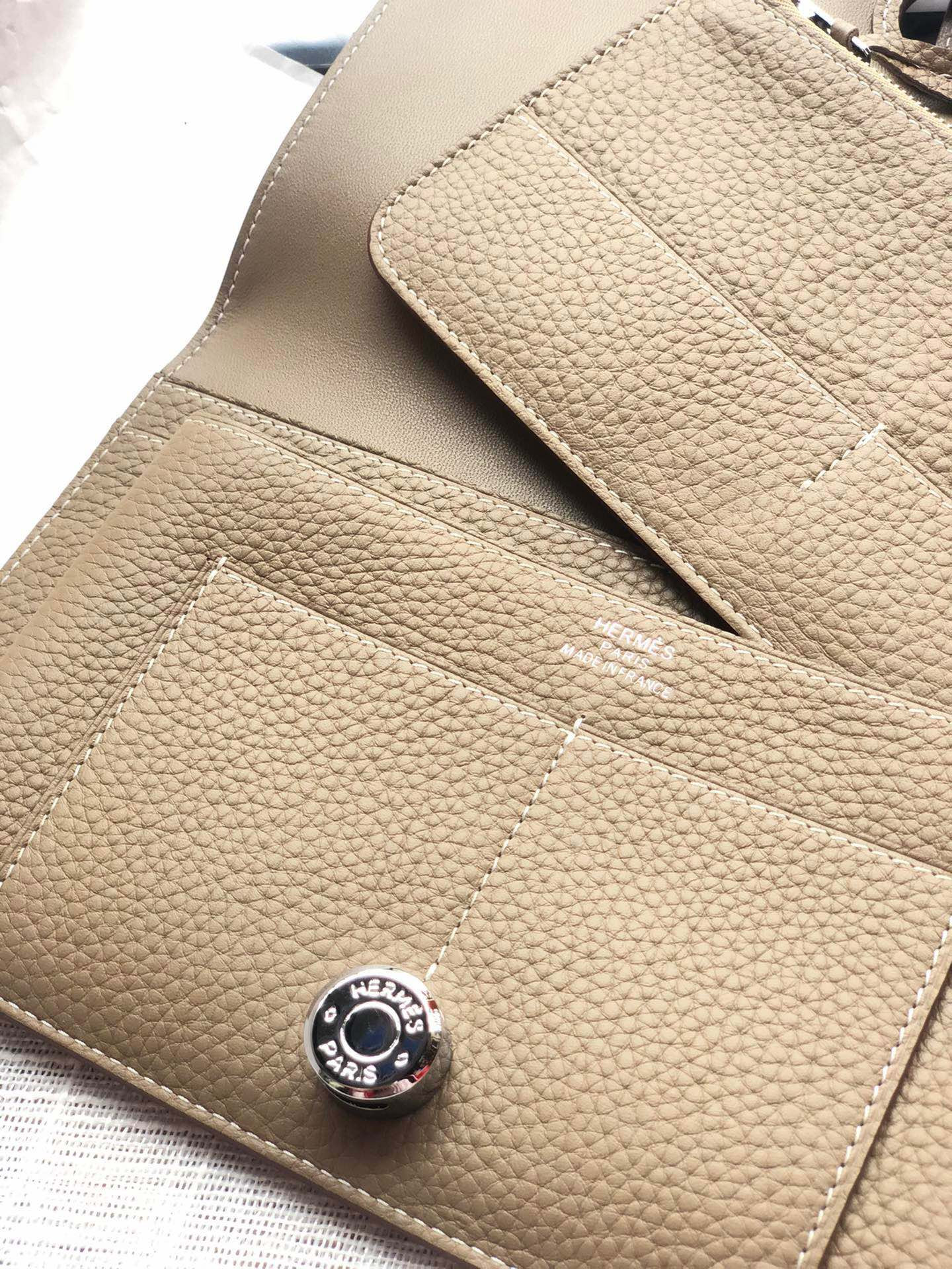 H**mes dogon duo wallet 20.1cm