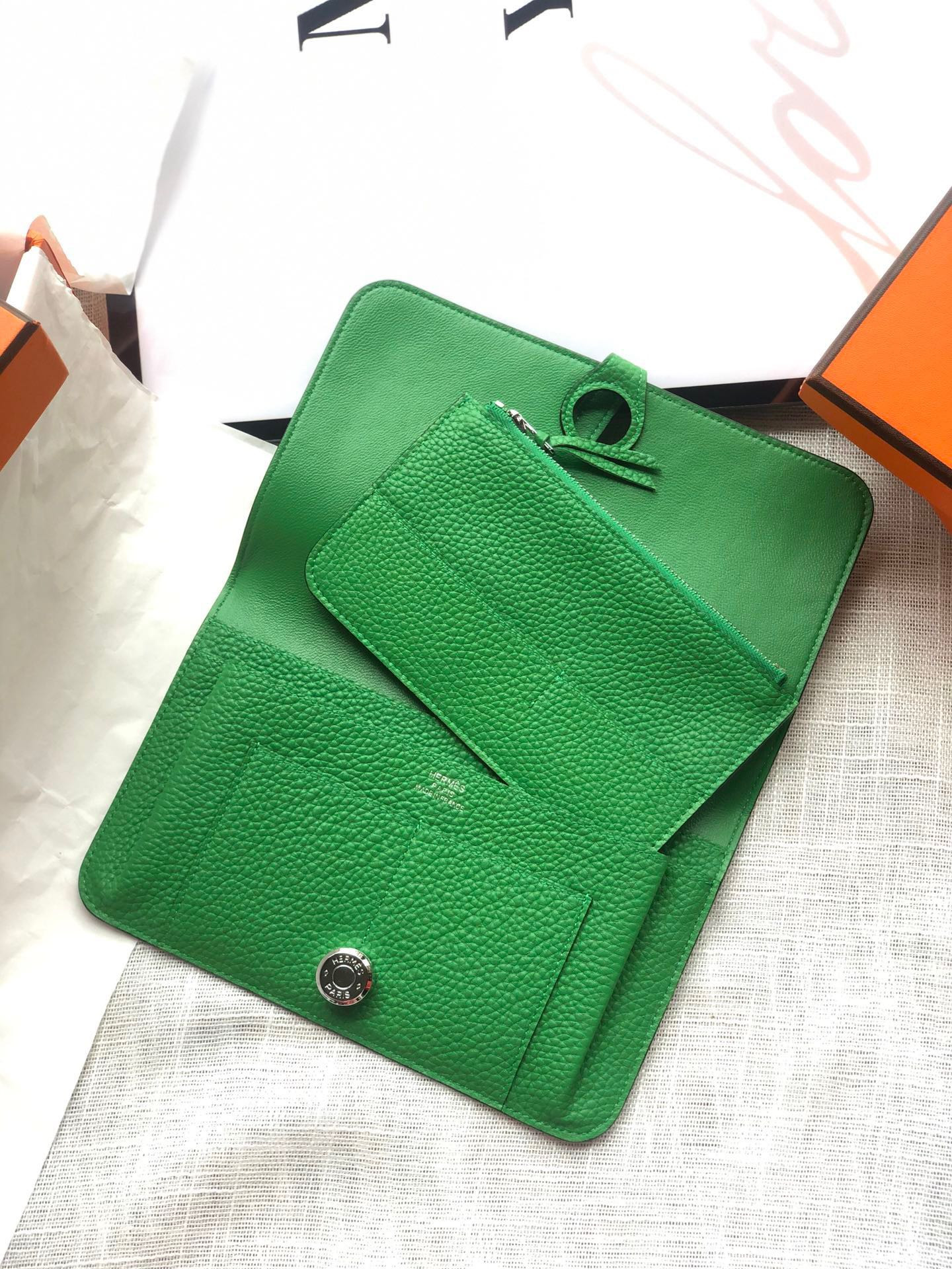 H**mes dogon duo wallet 20.1cm