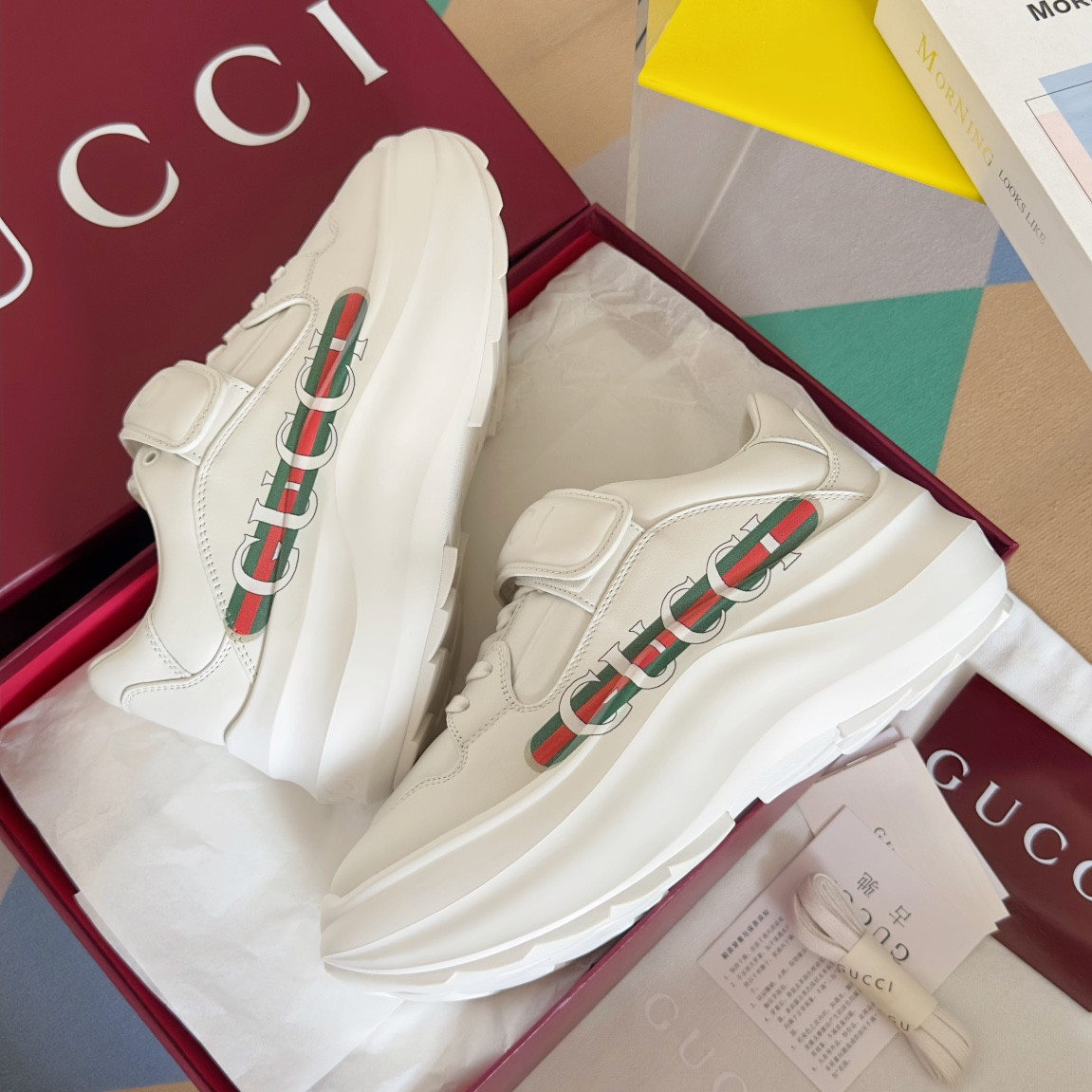 ua G*u*i wave wedge sneaker