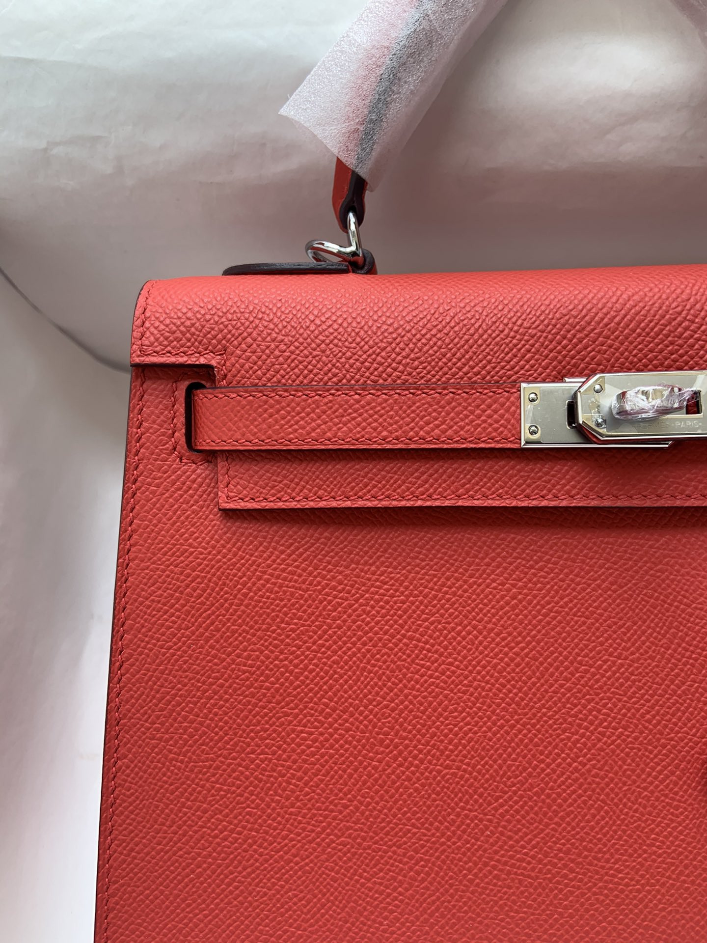 H**mes kelly silver-tone hardware 25 28