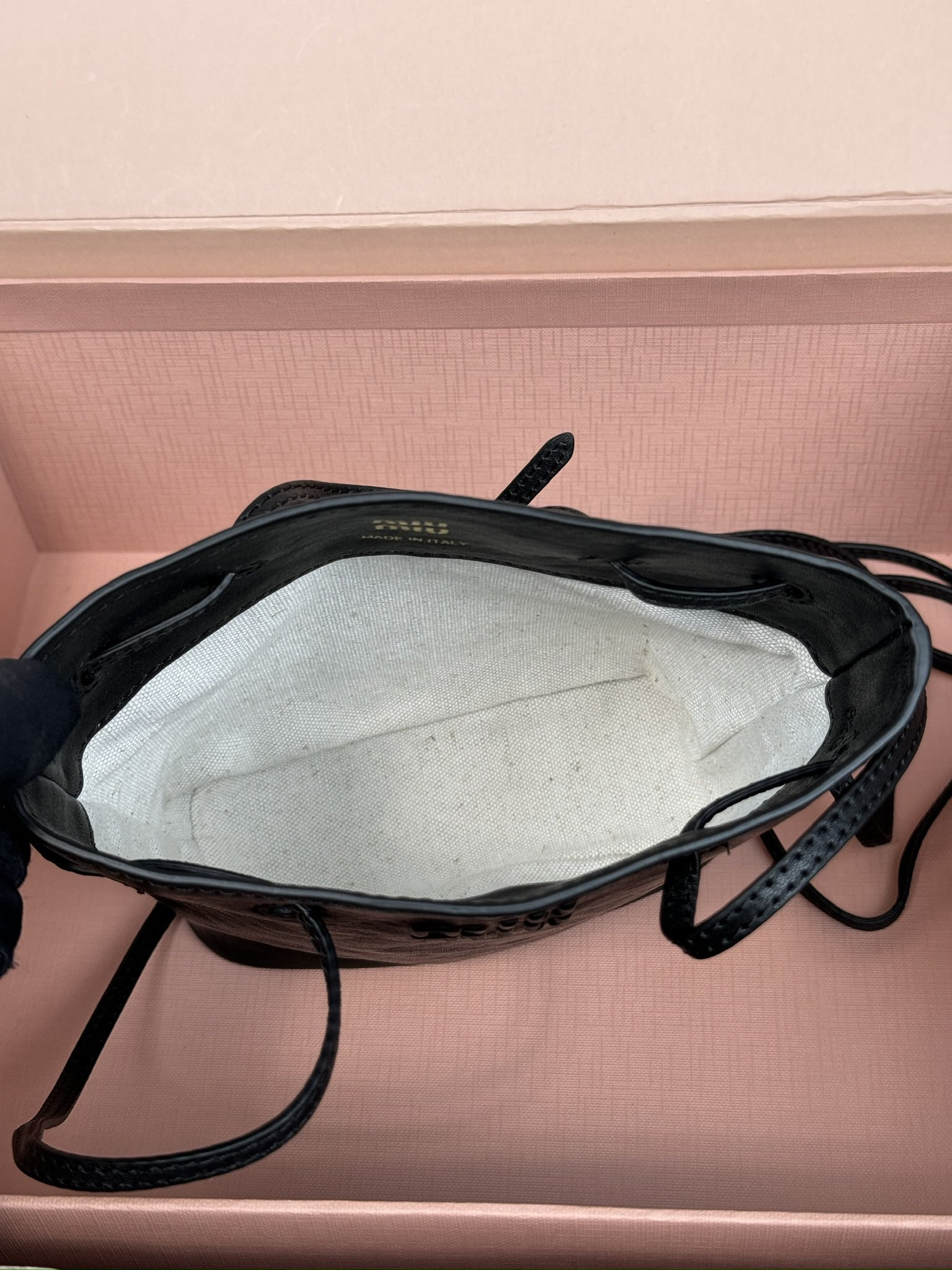 M1v M1v nappa leather mini bag 17x14x6cm