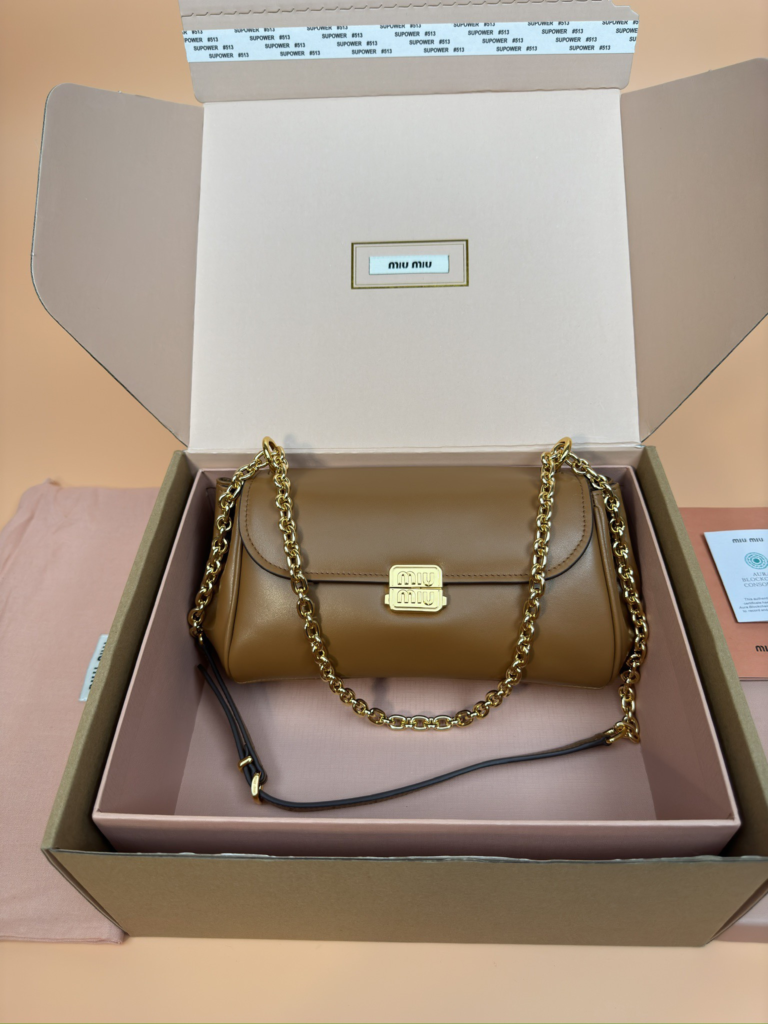M1v M1v leather shoulder bag 13.5x24x9cm