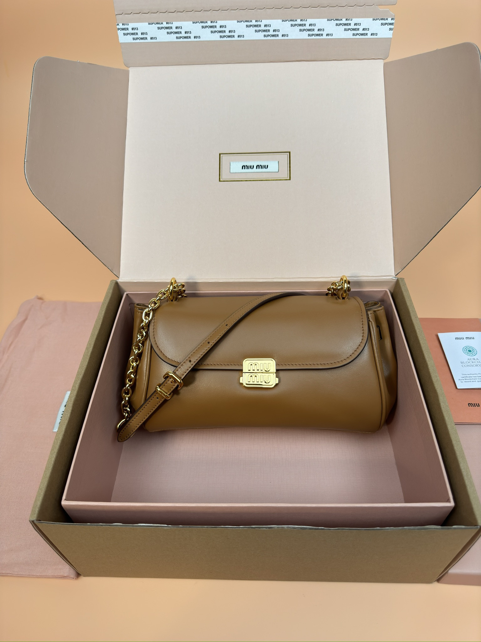 M1v M1v leather shoulder bag 13.5x24x9cm