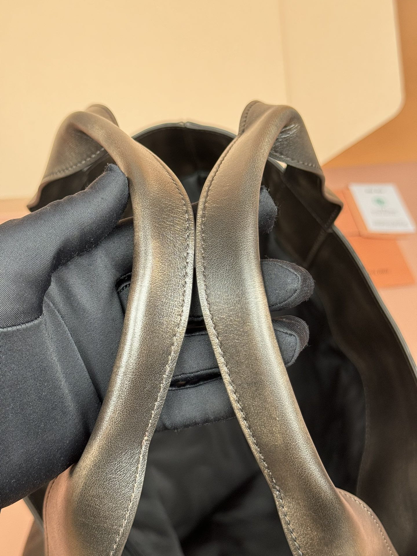 M1v M1v leather hobo bag 39x38.5x11cm