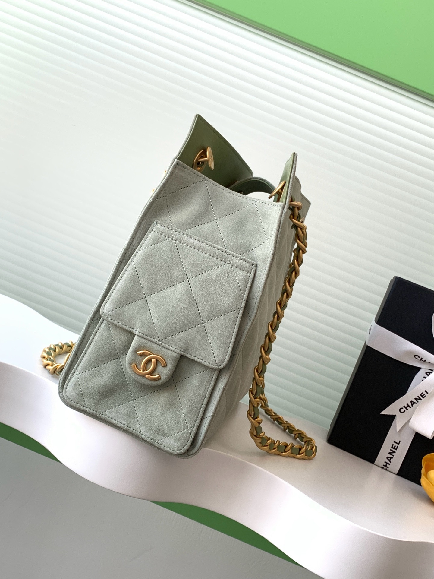 Ch*el shopping bag hobo 26x31x13cm