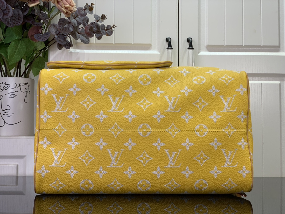 LV Speedy P9 Bandoulière 40 Jaune Mat M24419 40 x 26 x23cm
